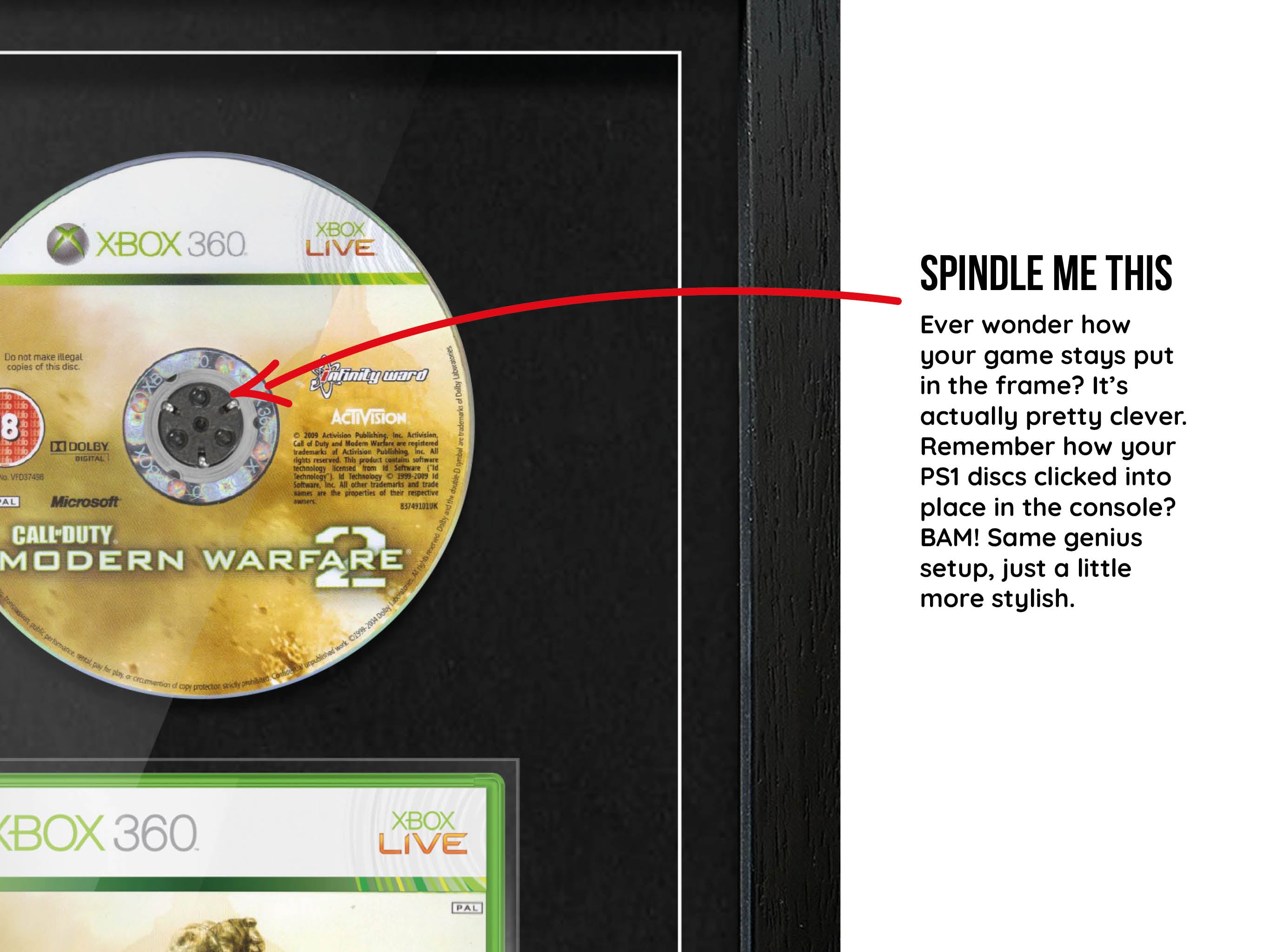 Call of Duty: Modern Warfare 2 (Xbox 360) Exhibition Range Framed Game - Frame-A-Game