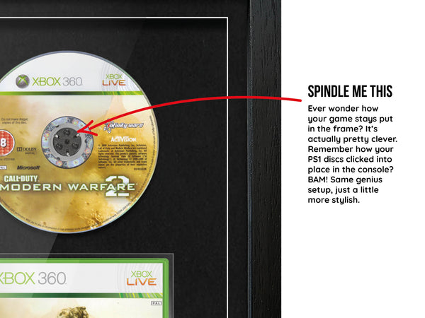 Call of Duty: Modern Warfare 2 (Xbox 360) Exhibition Range Framed Game - Frame-A-Game