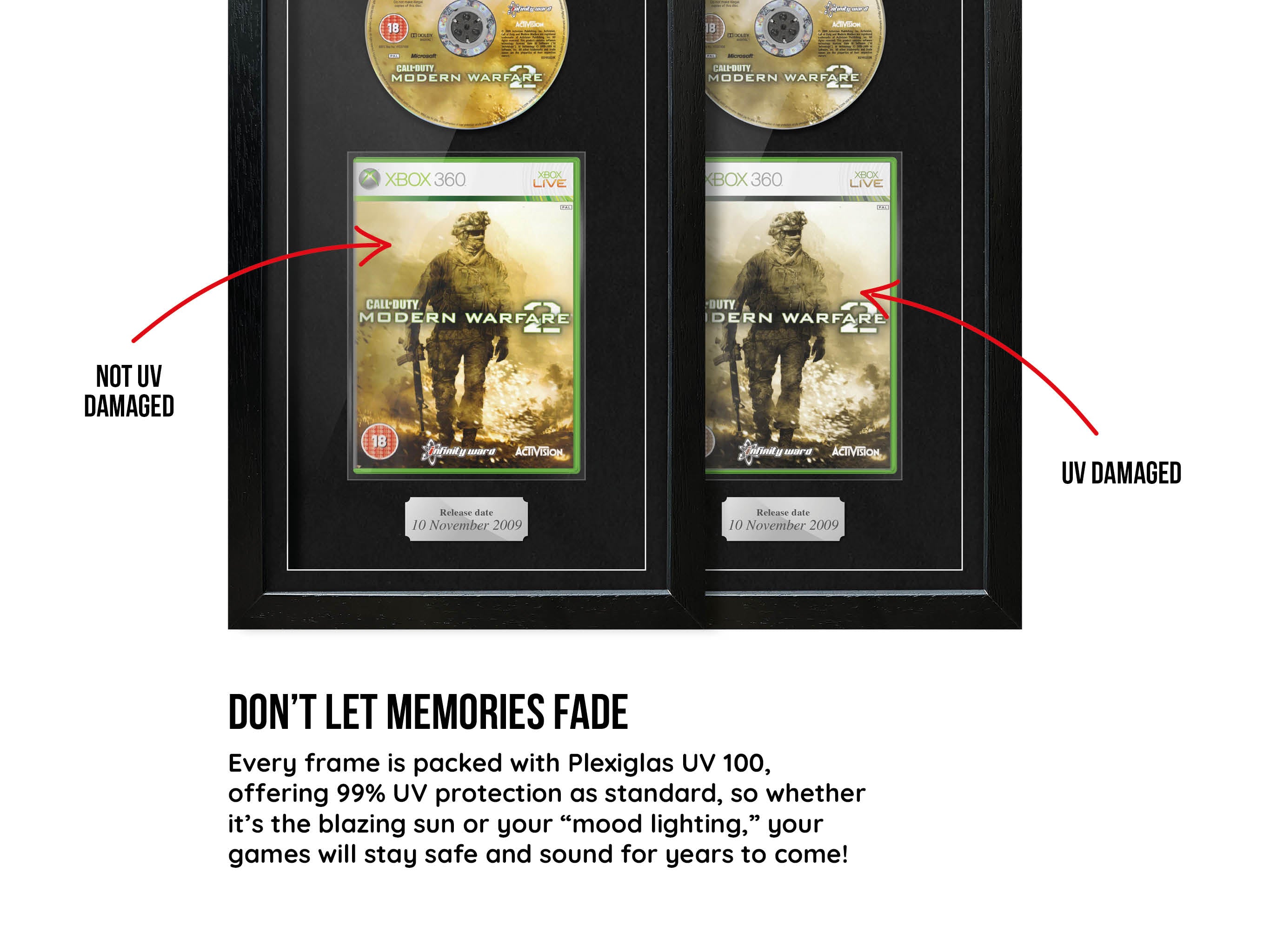 Call of Duty: Modern Warfare 2 (Xbox 360) Exhibition Range Framed Game - Frame-A-Game