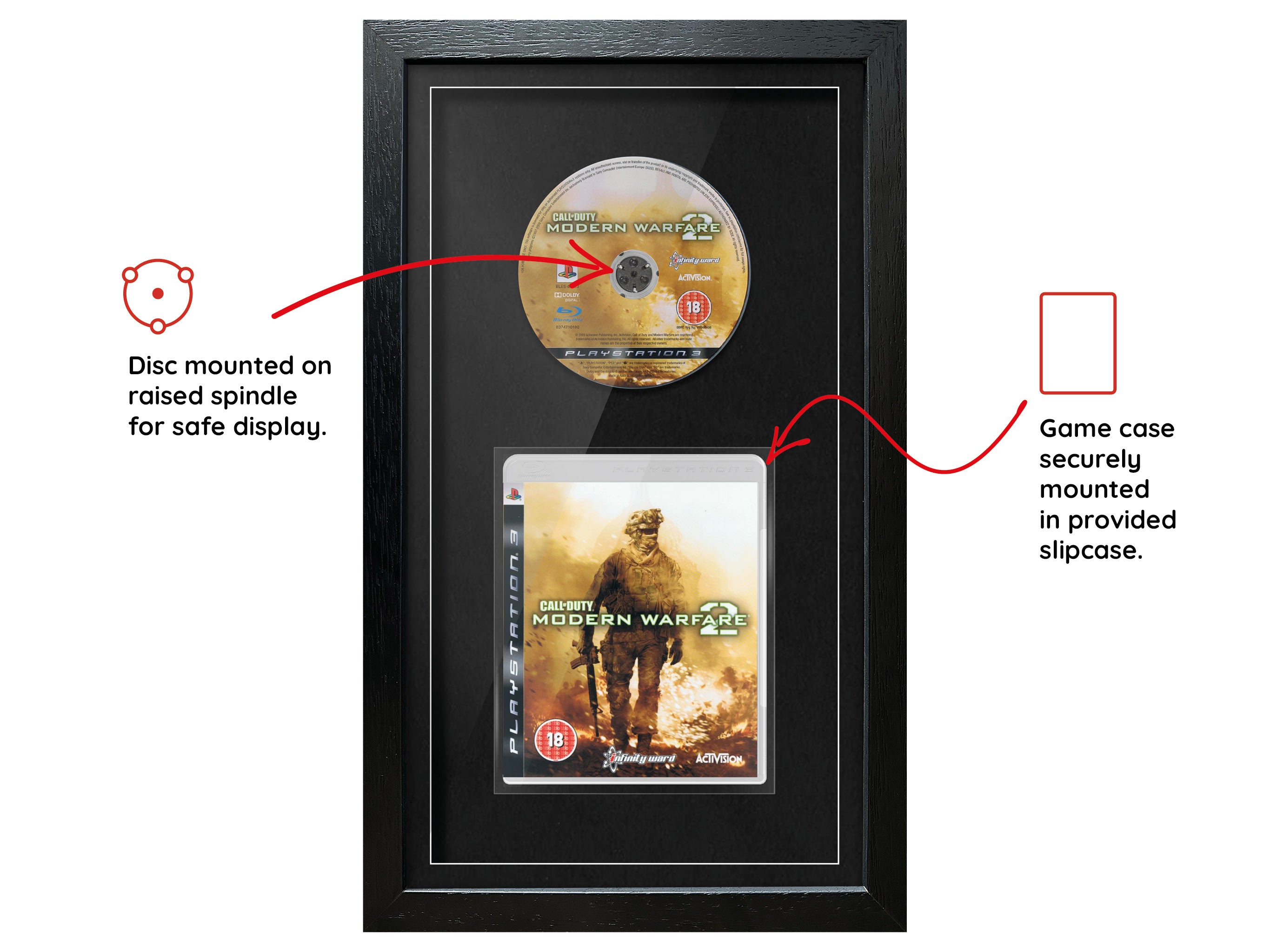 Call of Duty: Modern Warfare 2 (PS3) Exhibition Range Framed Game - Frame-A-Game