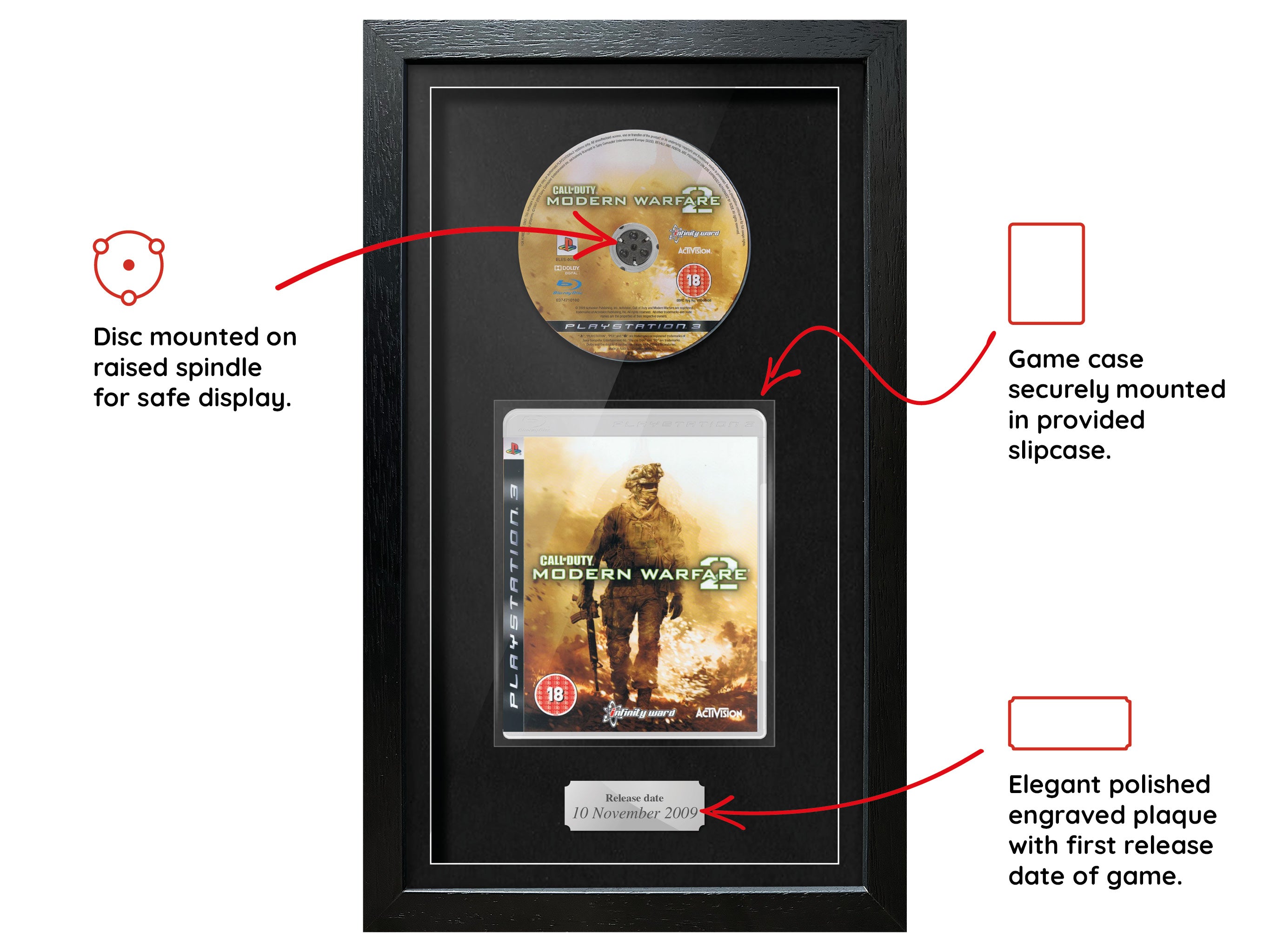 Call of Duty: Modern Warfare 2 (PS3) Exhibition Range Framed Game - Frame-A-Game
