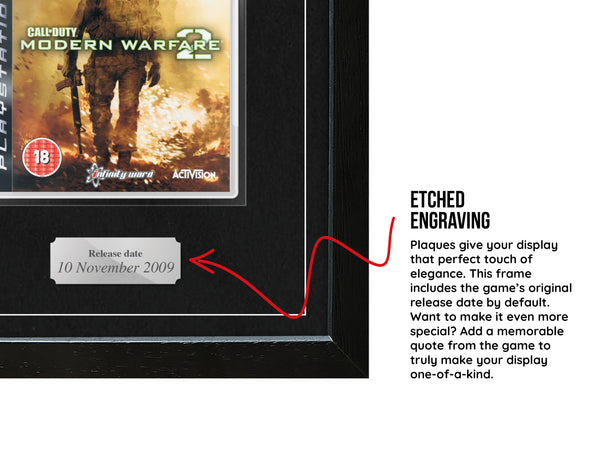 Call of Duty: Modern Warfare 2 (PS3) Exhibition Range Framed Game - Frame-A-Game