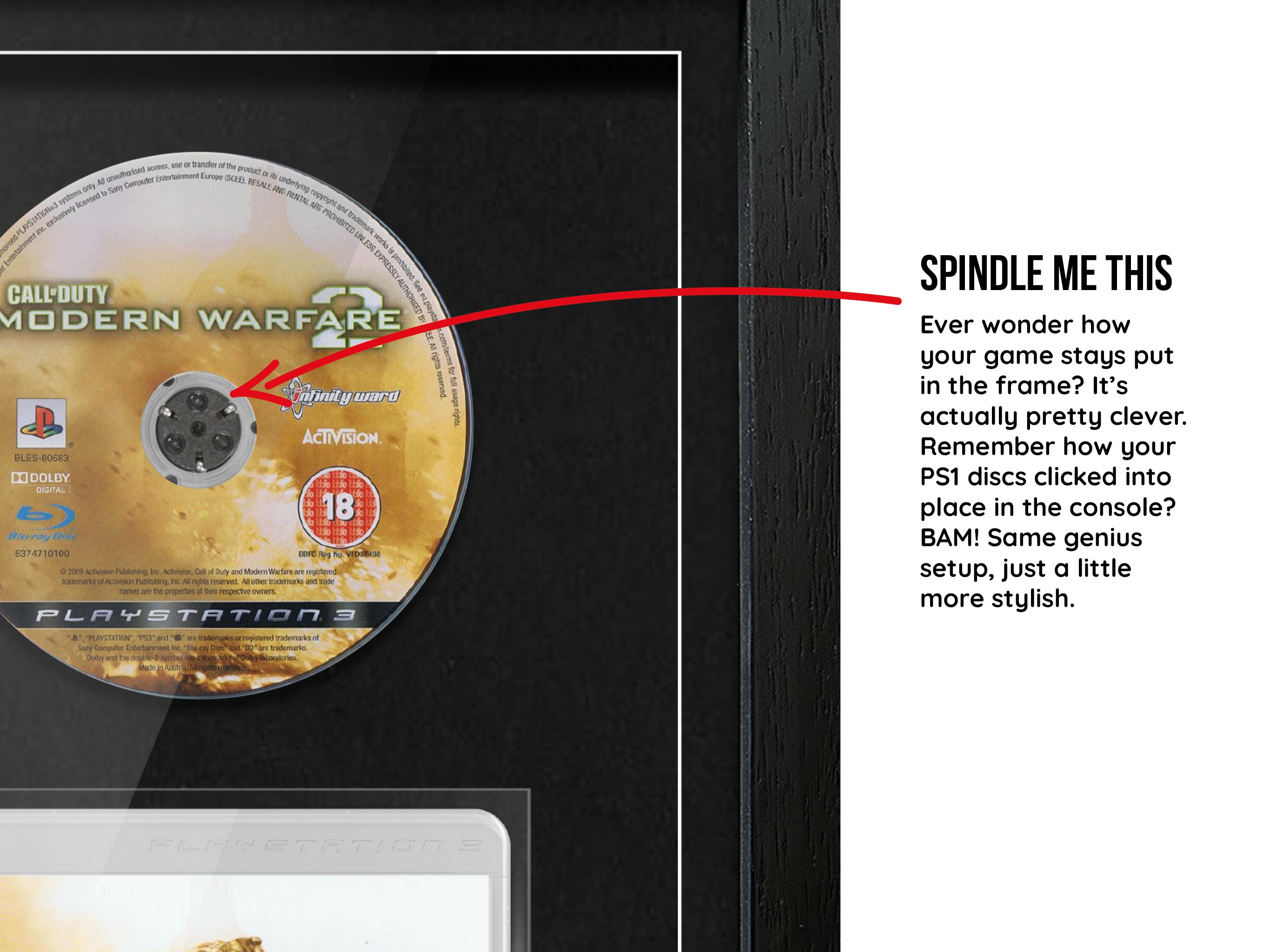 Call of Duty: Modern Warfare 2 (PS3) Exhibition Range Framed Game - Frame-A-Game