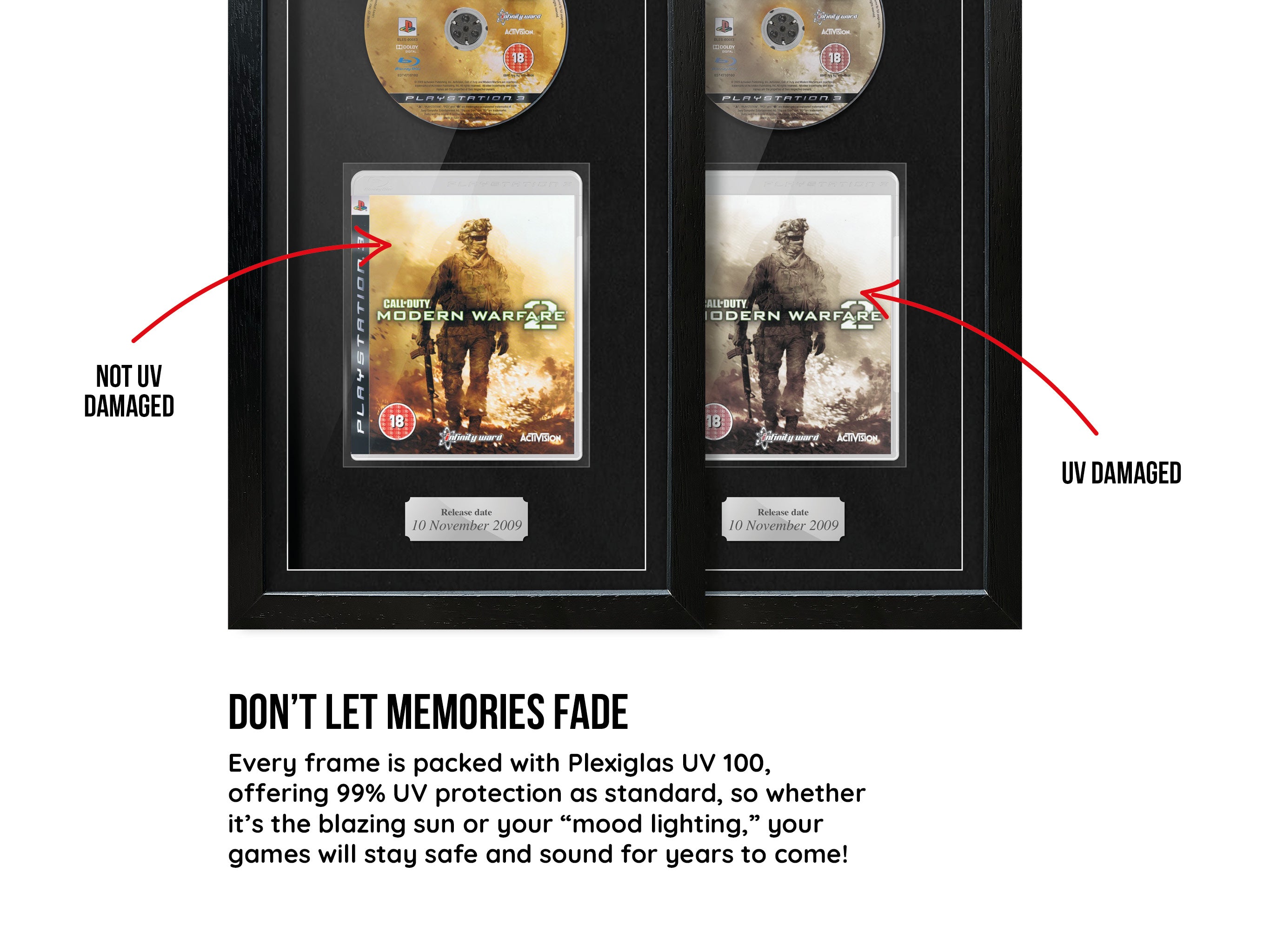 Call of Duty: Modern Warfare 2 (PS3) Exhibition Range Framed Game - Frame-A-Game
