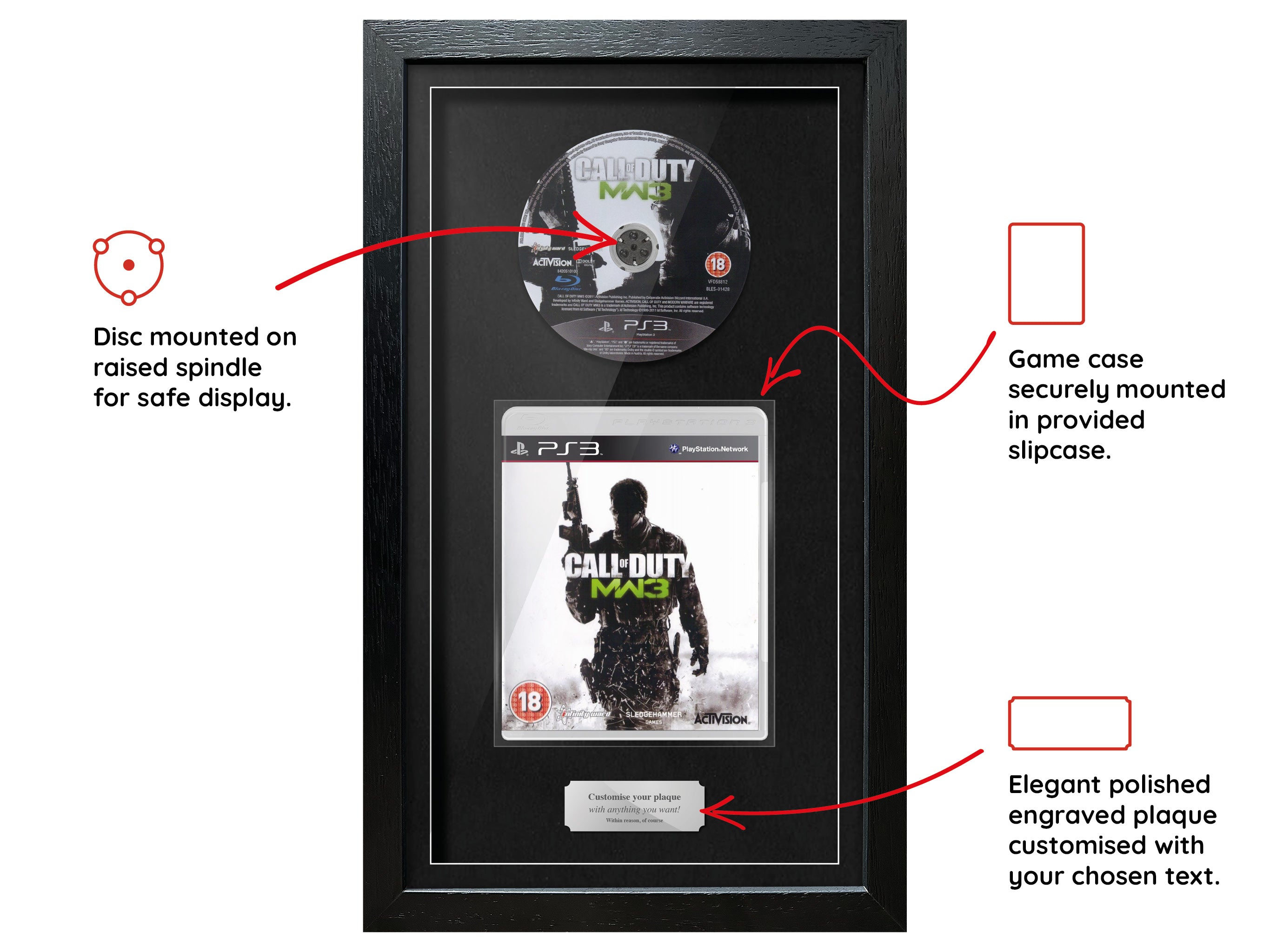 Call of Duty: Modern Warfare 3 (PS3) Exhibition Range Framed Game - Frame-A-Game