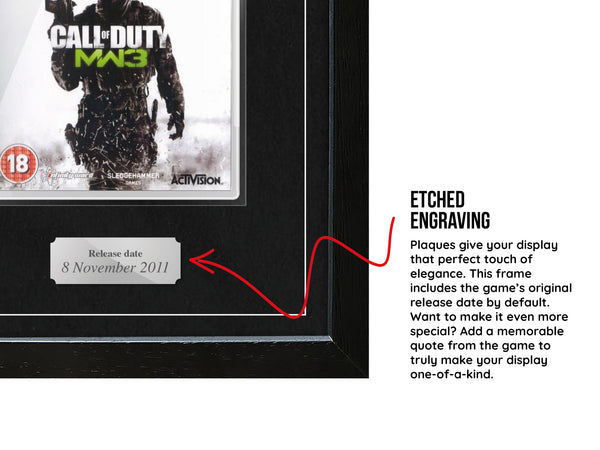 Call of Duty: Modern Warfare 3 (PS3) Exhibition Range Framed Game - Frame-A-Game