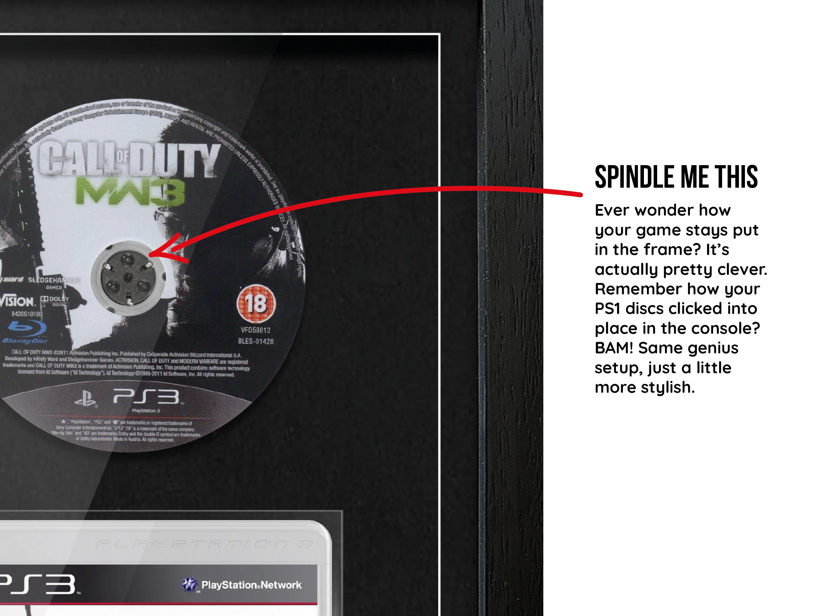 Call of Duty: Modern Warfare 3 (PS3) Exhibition Range Framed Game - Frame-A-Game