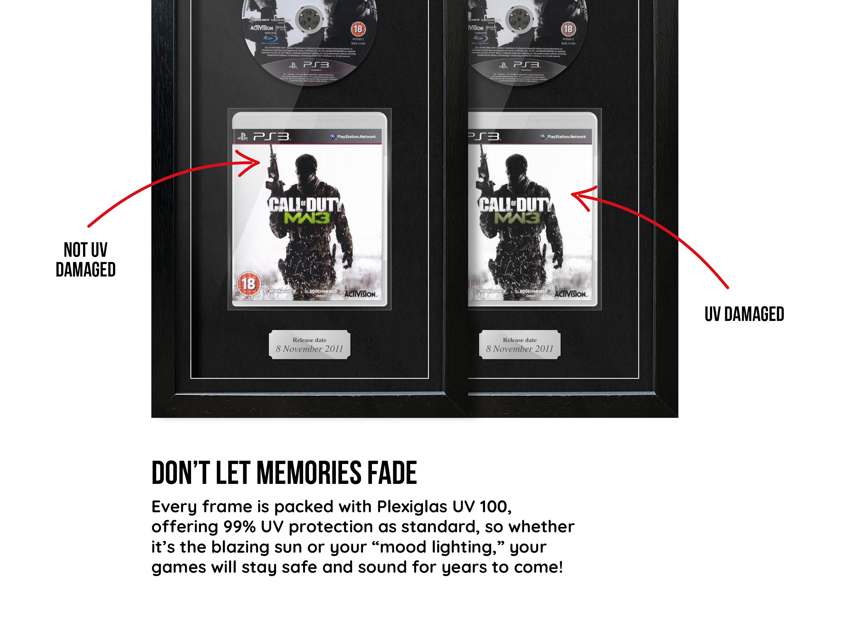 Call of Duty: Modern Warfare 3 (PS3) Exhibition Range Framed Game - Frame-A-Game