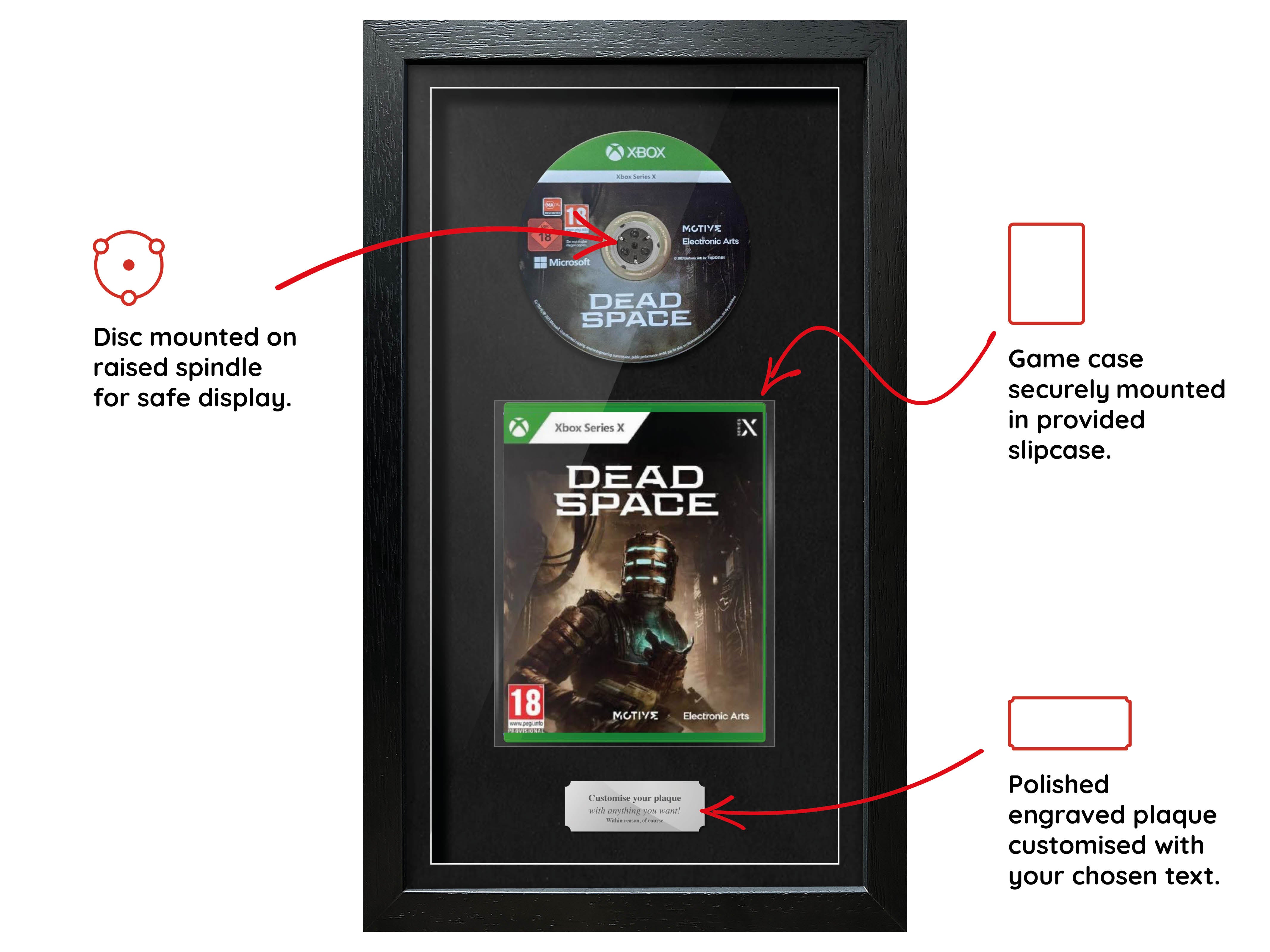 Dead Space (Xbox Series) Exhibition Range Framed Game - Frame-A-Game