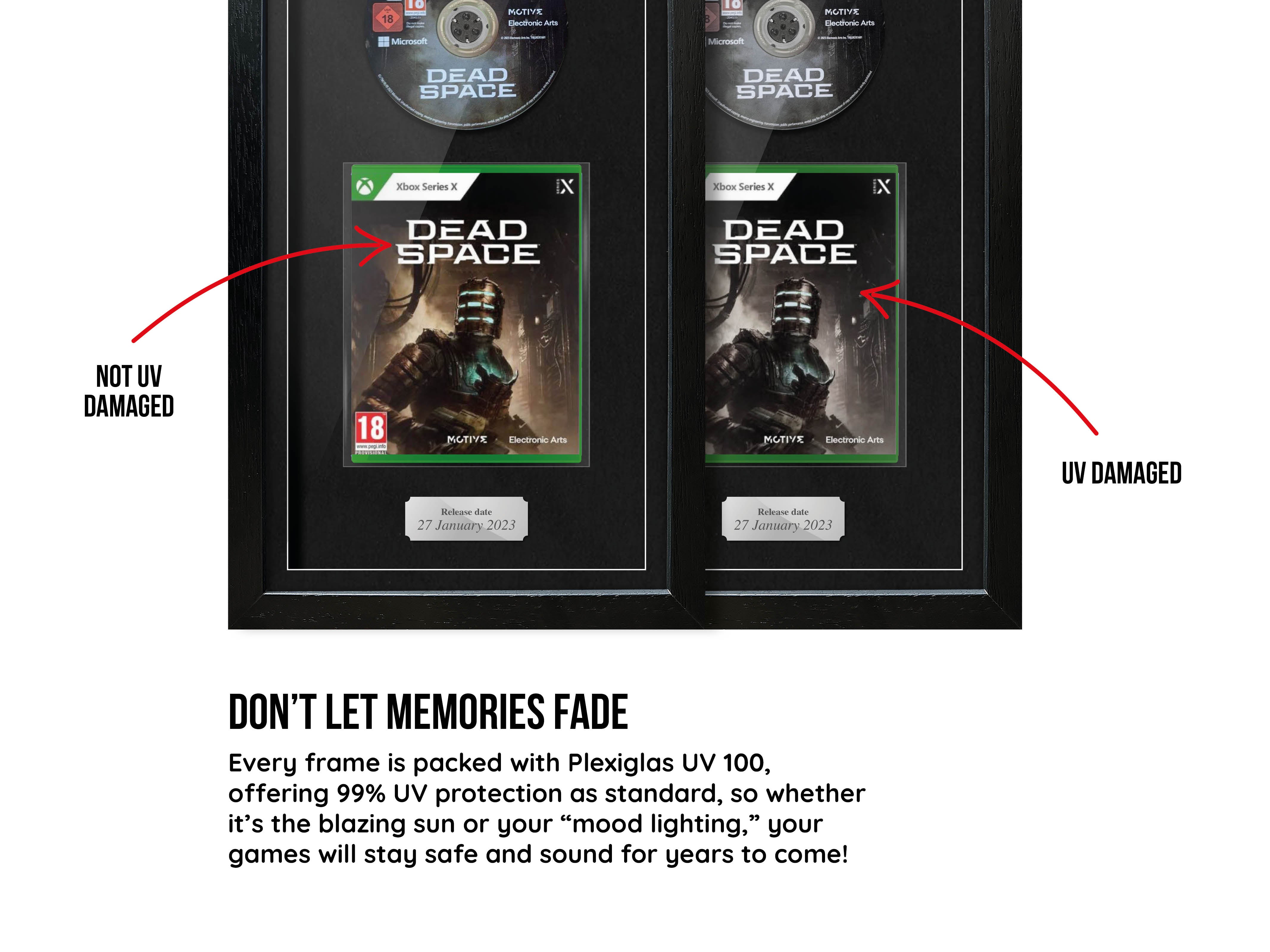 Dead Space (Xbox Series) Exhibition Range Framed Game - Frame-A-Game