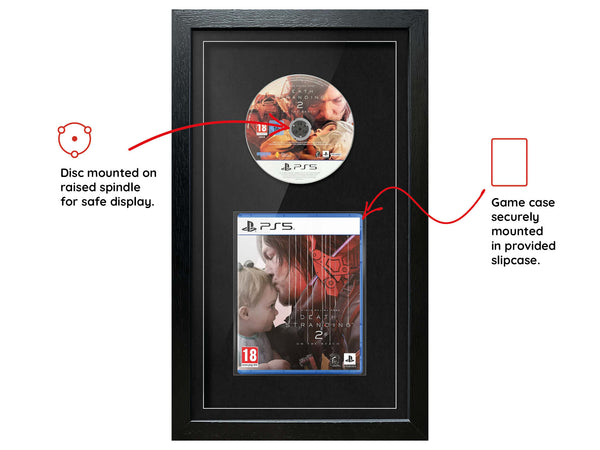 Death Stranding 2: On The Beach (PS5) Exhibition Range Framed Game - Frame-A-Game