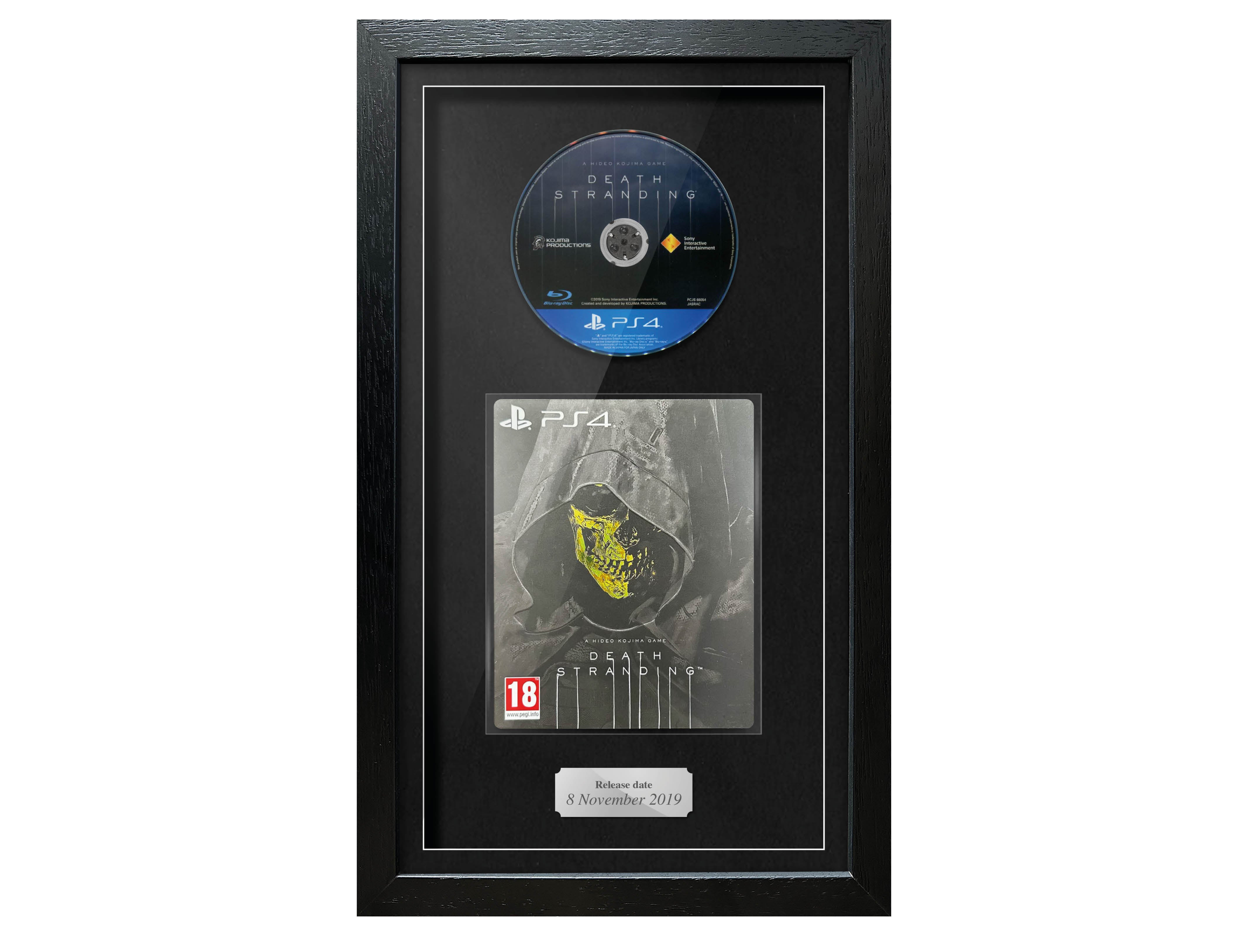 Death Stranding - Limited Sleeve Edition (PS4) Exhibition Range Framed Game - Frame-A-Game