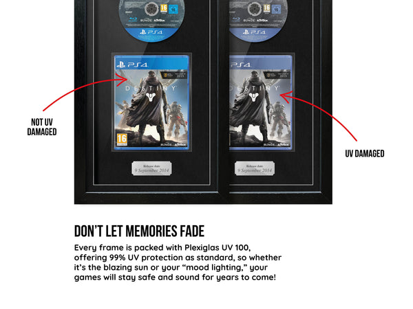 Destiny (PS4) Exhibition Range Framed Game - Frame-A-Game