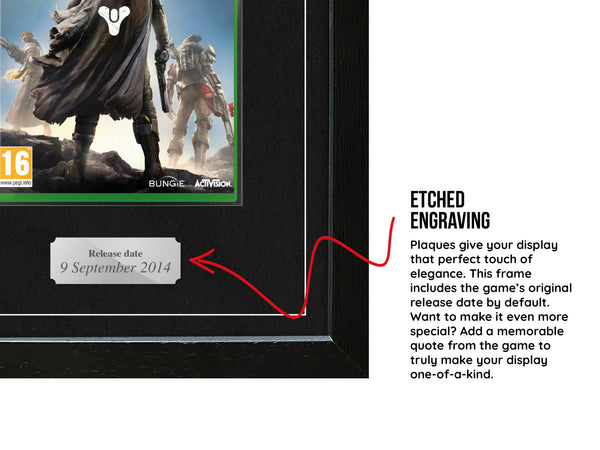 Destiny (Xbox One) Exhibition Range Framed Game - Frame-A-Game