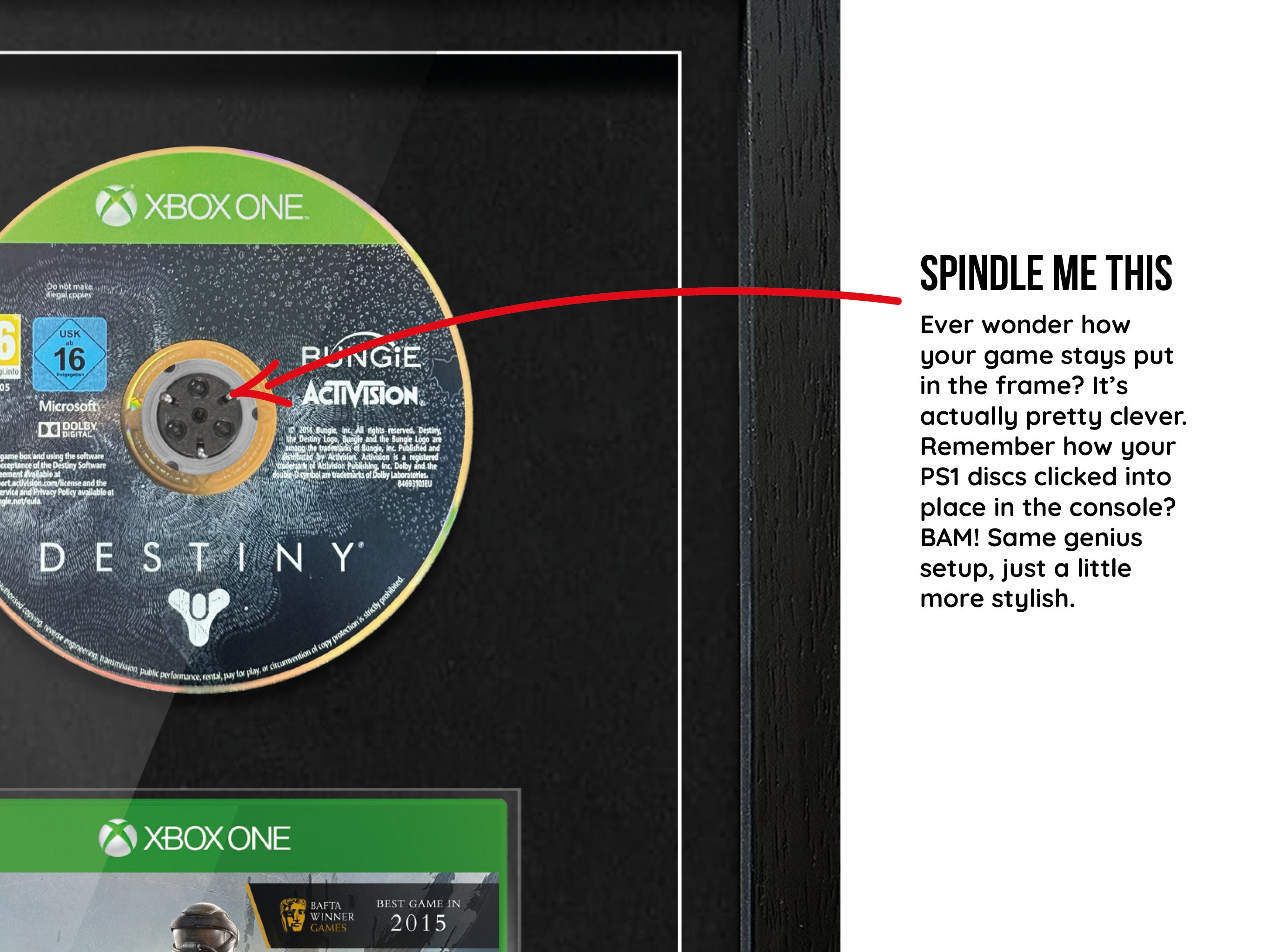 Destiny (Xbox One) Exhibition Range Framed Game - Frame-A-Game