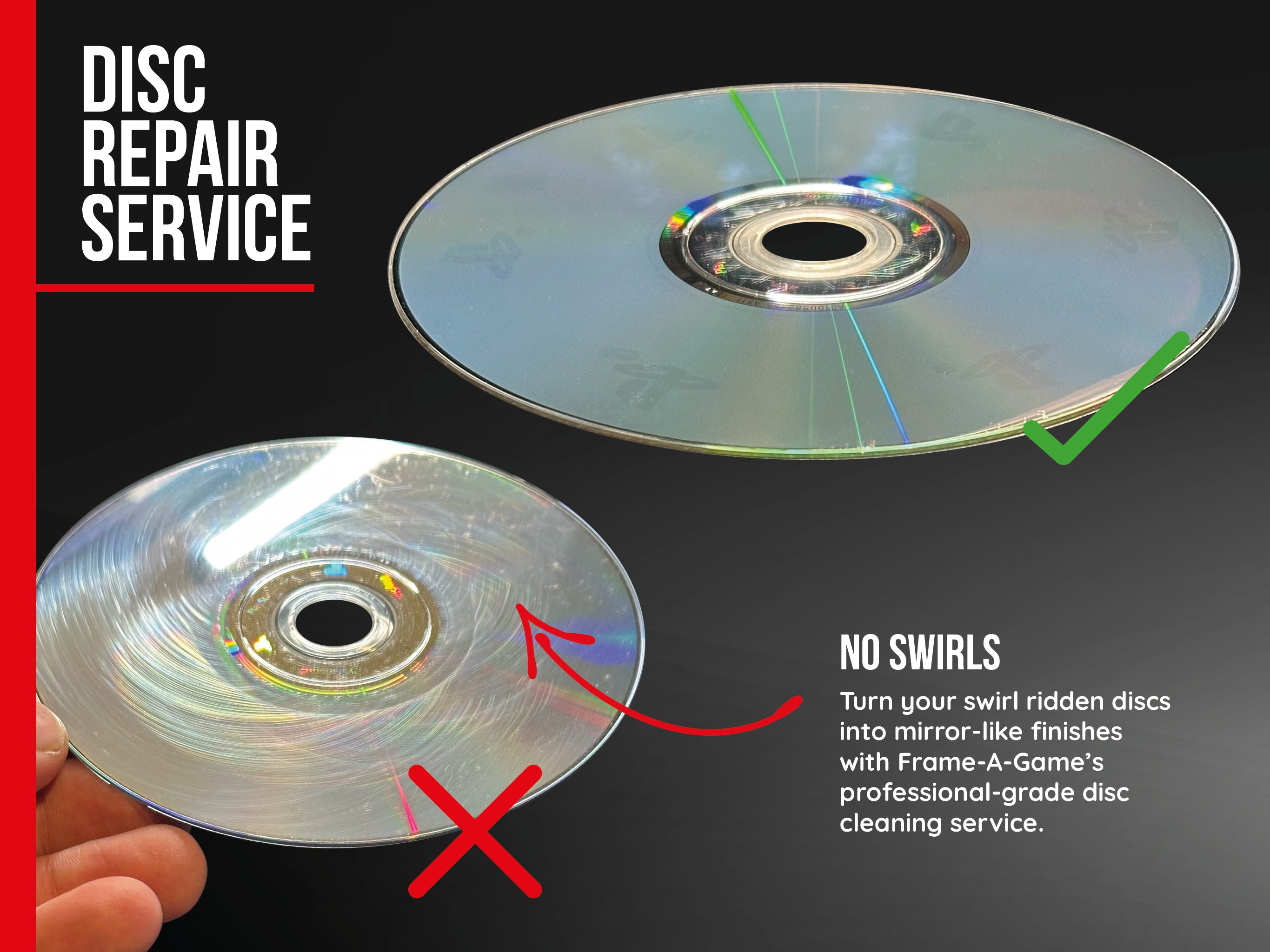 Disc Repair Service (UK only) - Frame-A-Game