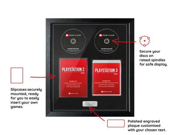 Use Your Own Games Duo (PlayStation) Exhibition Range Frame - Frame-A-Game