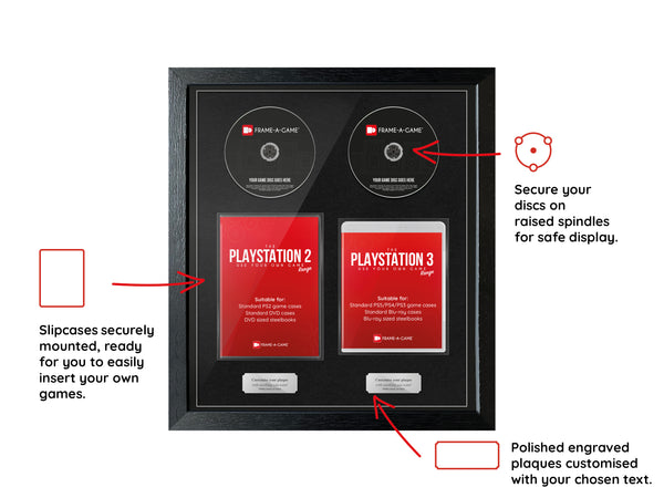 Use Your Own Games Duo (PlayStation) Exhibition Range Frame - Frame-A-Game