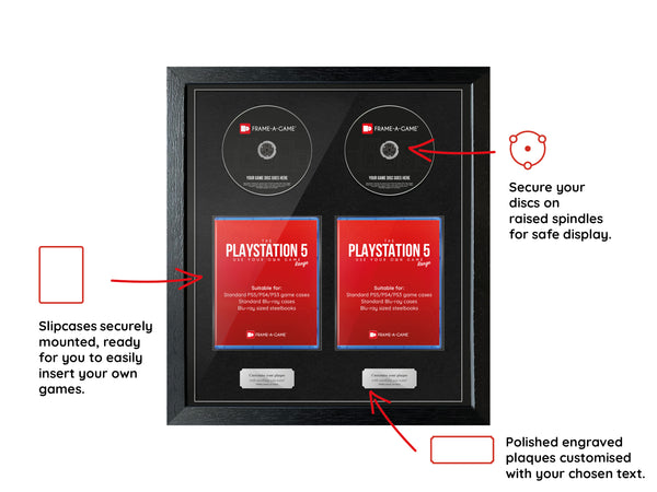 Use Your Own Games Duo (PlayStation) Exhibition Range Frame - Frame-A-Game