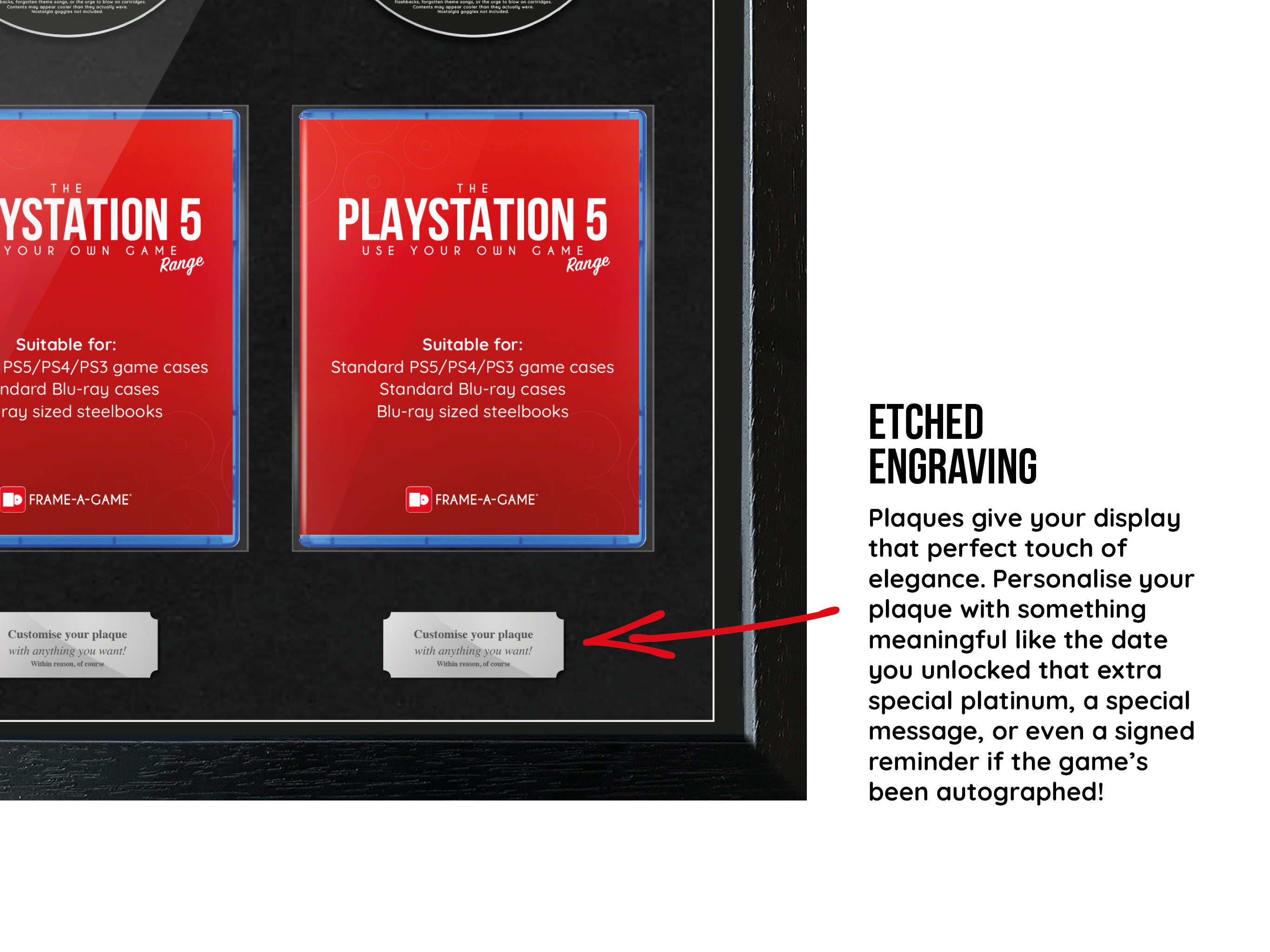 Use Your Own Games Duo (PlayStation) Exhibition Range Frame - Frame-A-Game