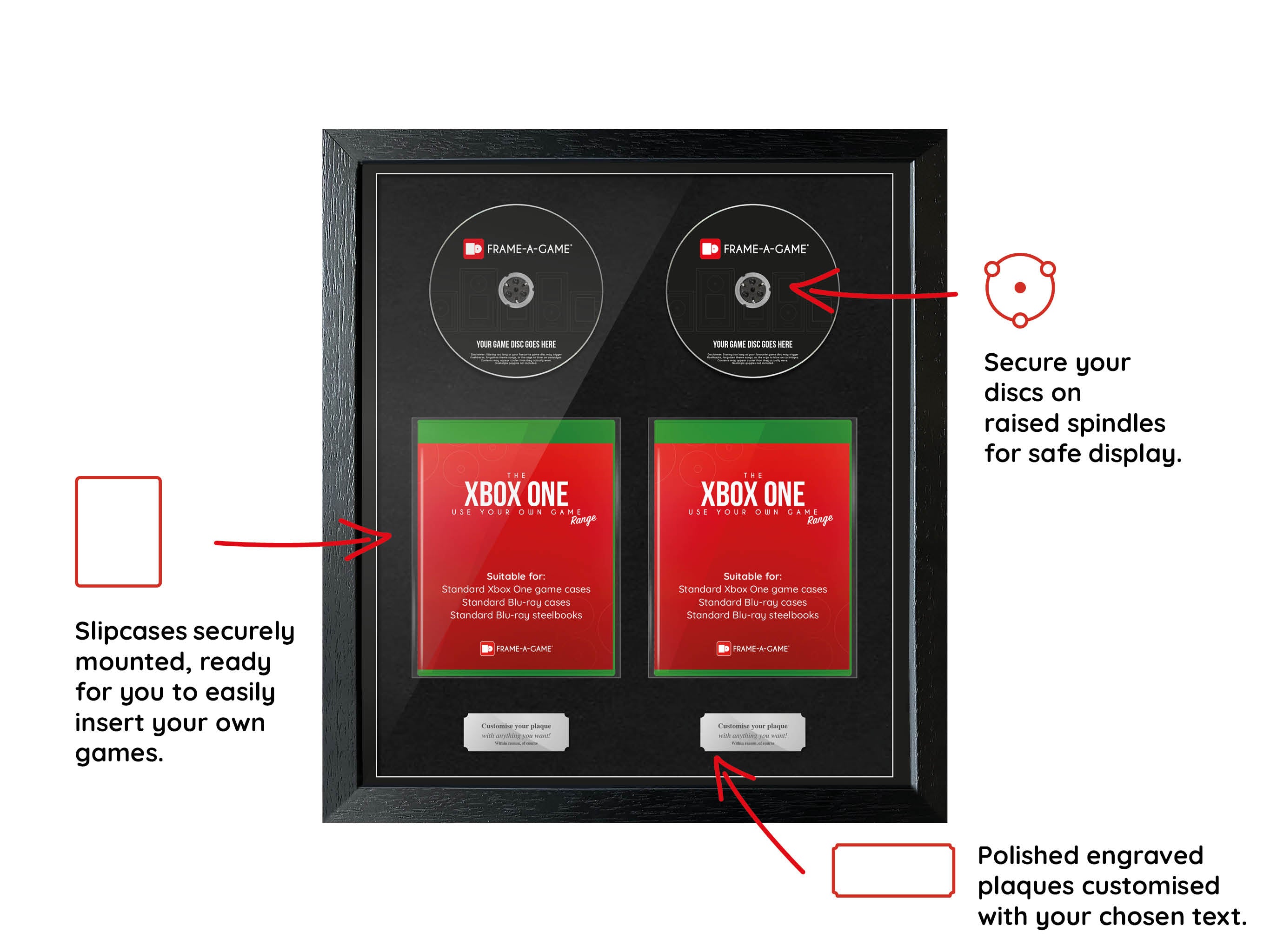 Use Your Own Games Duo (Xbox) Exhibition Range Frame - Frame-A-Game
