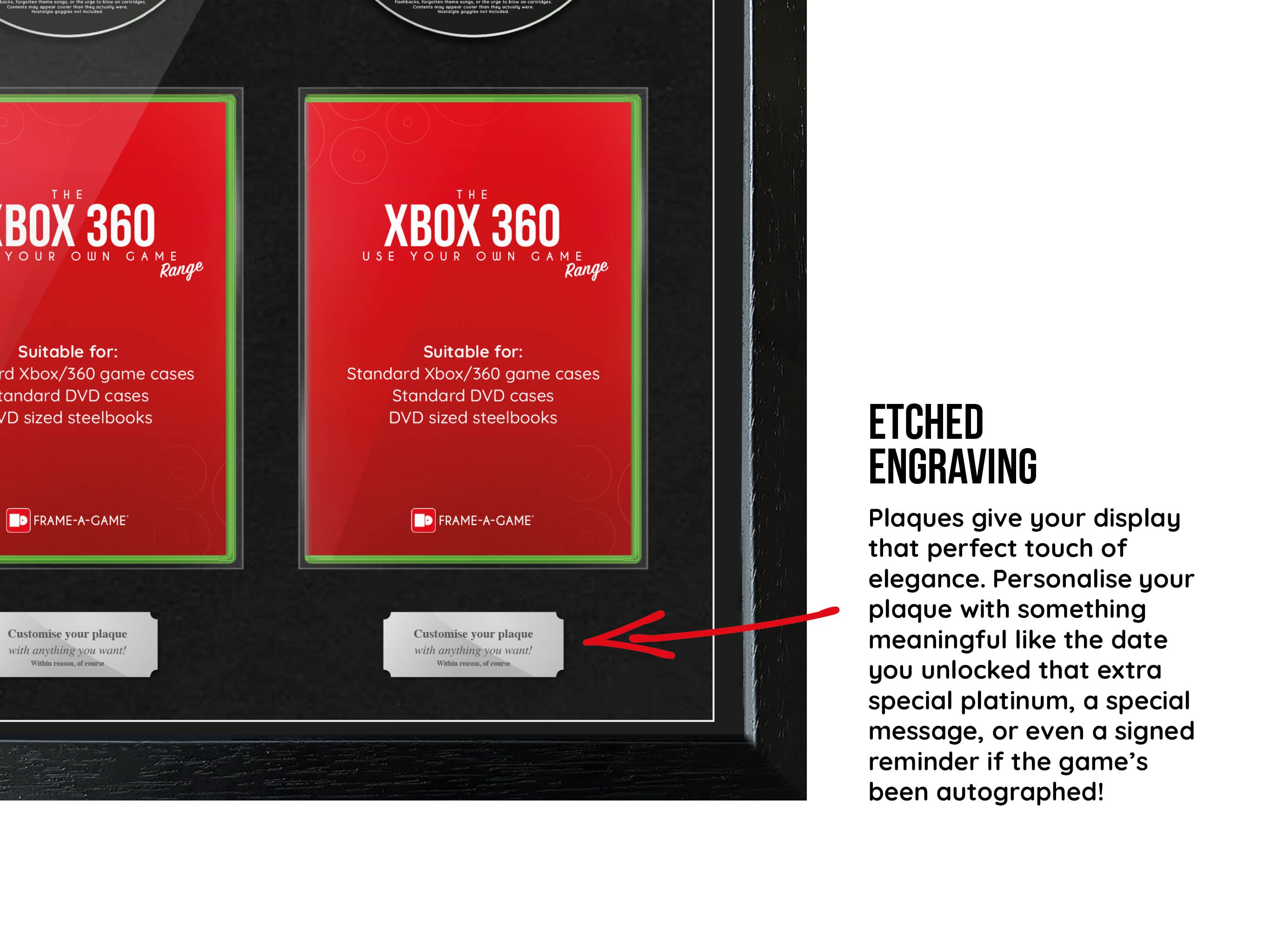 Use Your Own Games Duo (Xbox) Exhibition Range Frame - Frame-A-Game