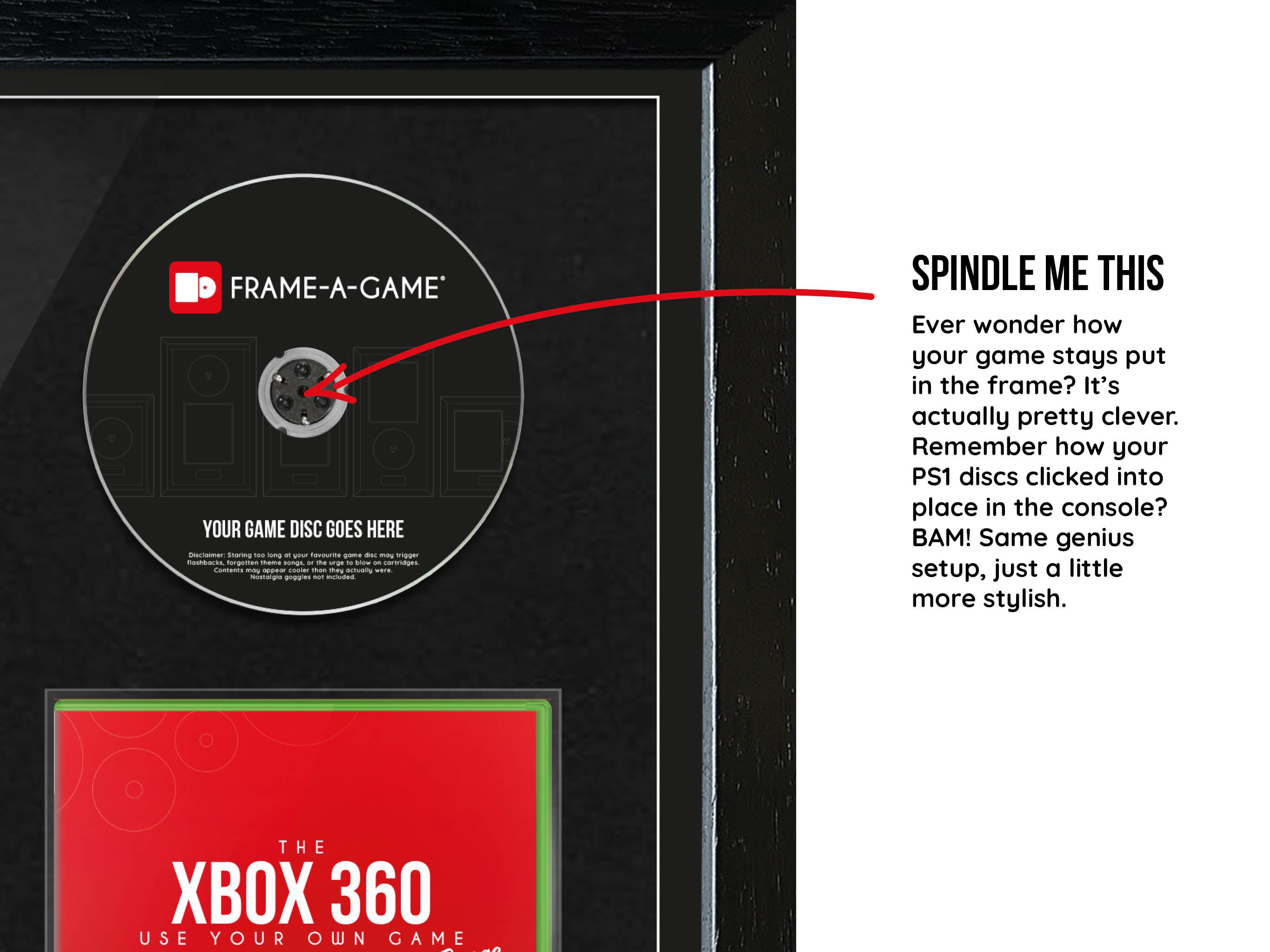 Use Your Own Games Duo (Xbox) Exhibition Range Frame - Frame-A-Game
