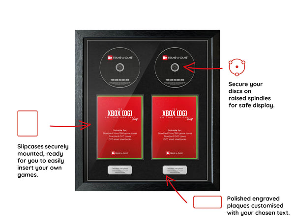 Use Your Own Games Duo (Xbox) Exhibition Range Frame - Frame-A-Game