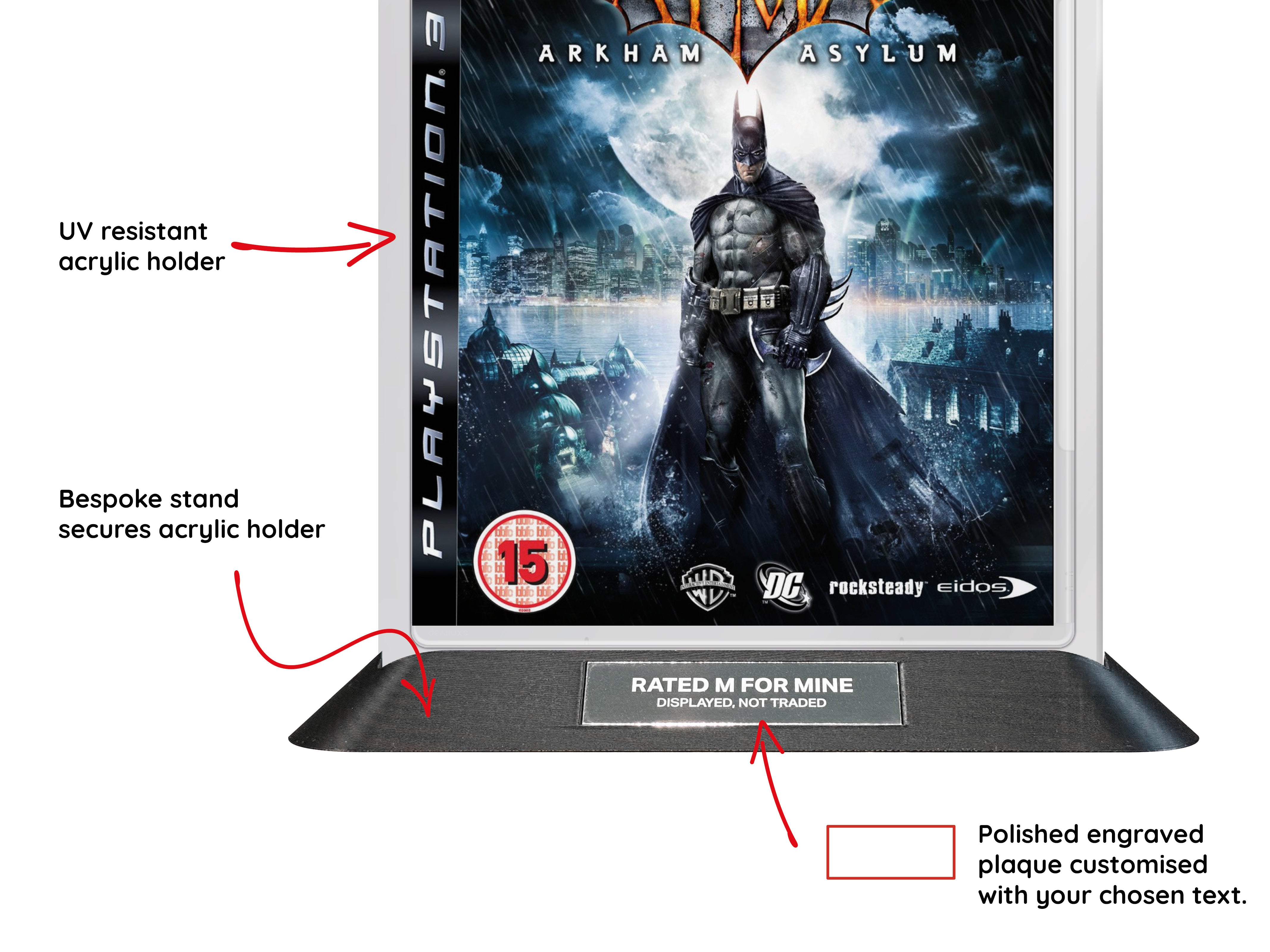 Exhibit Stand - Physical Media/Steelbook Desk & Shelf Display