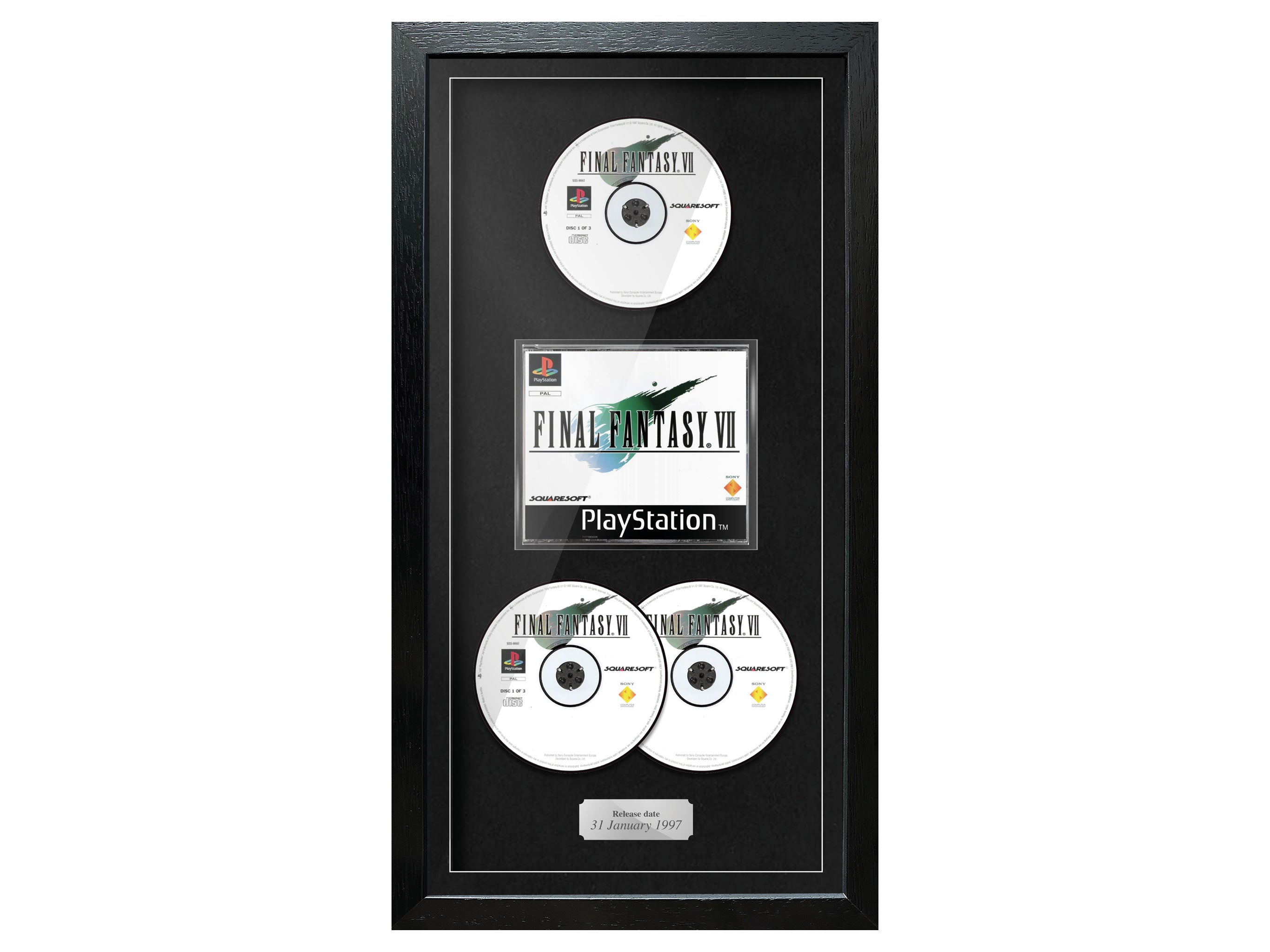 Final Fantasy VII (PS1) Exhibition Range Framed Game - Frame-A-Game