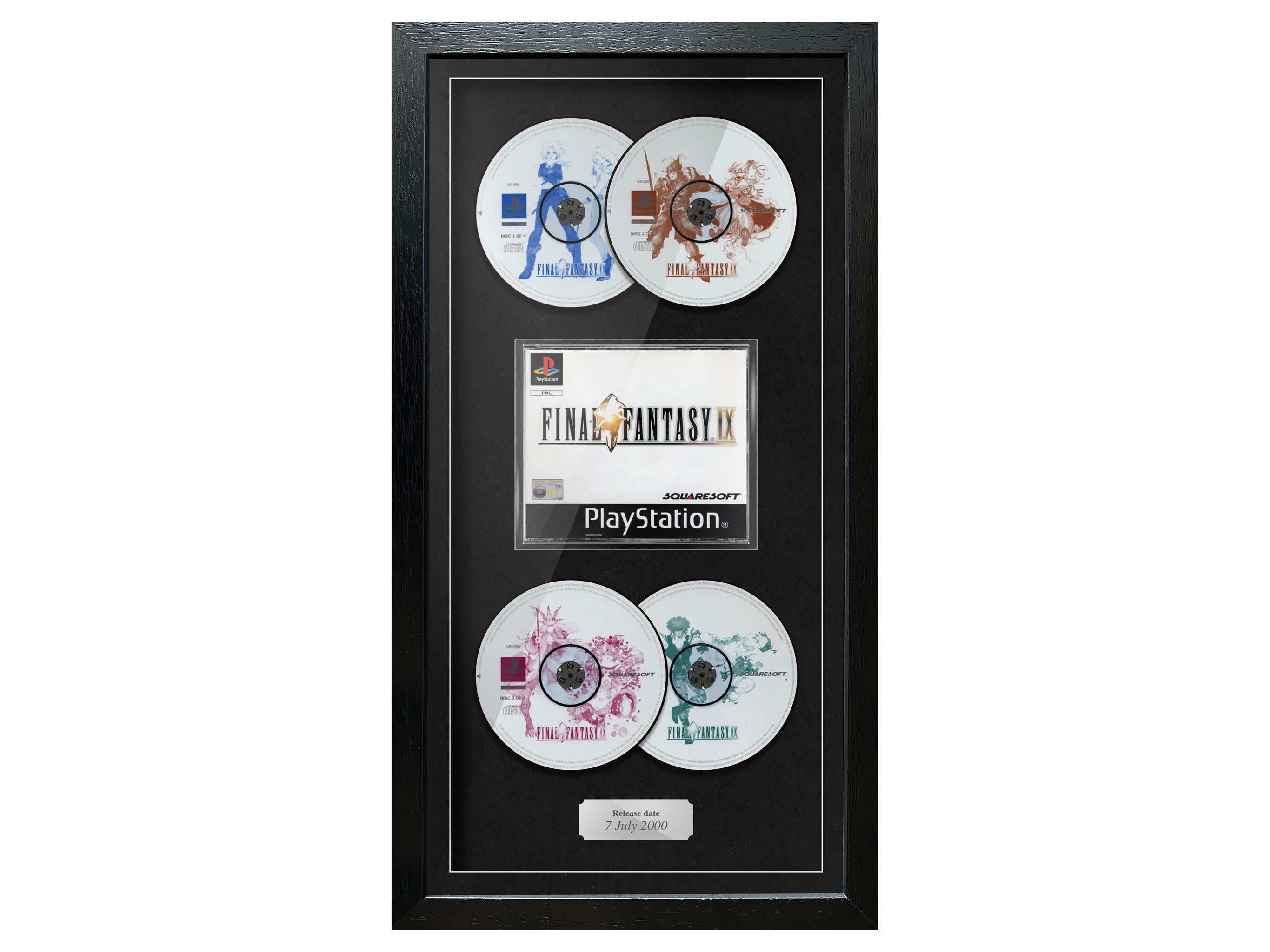 Final Fantasy IX (PS1) Exhibition Range Framed Game - Frame-A-Game