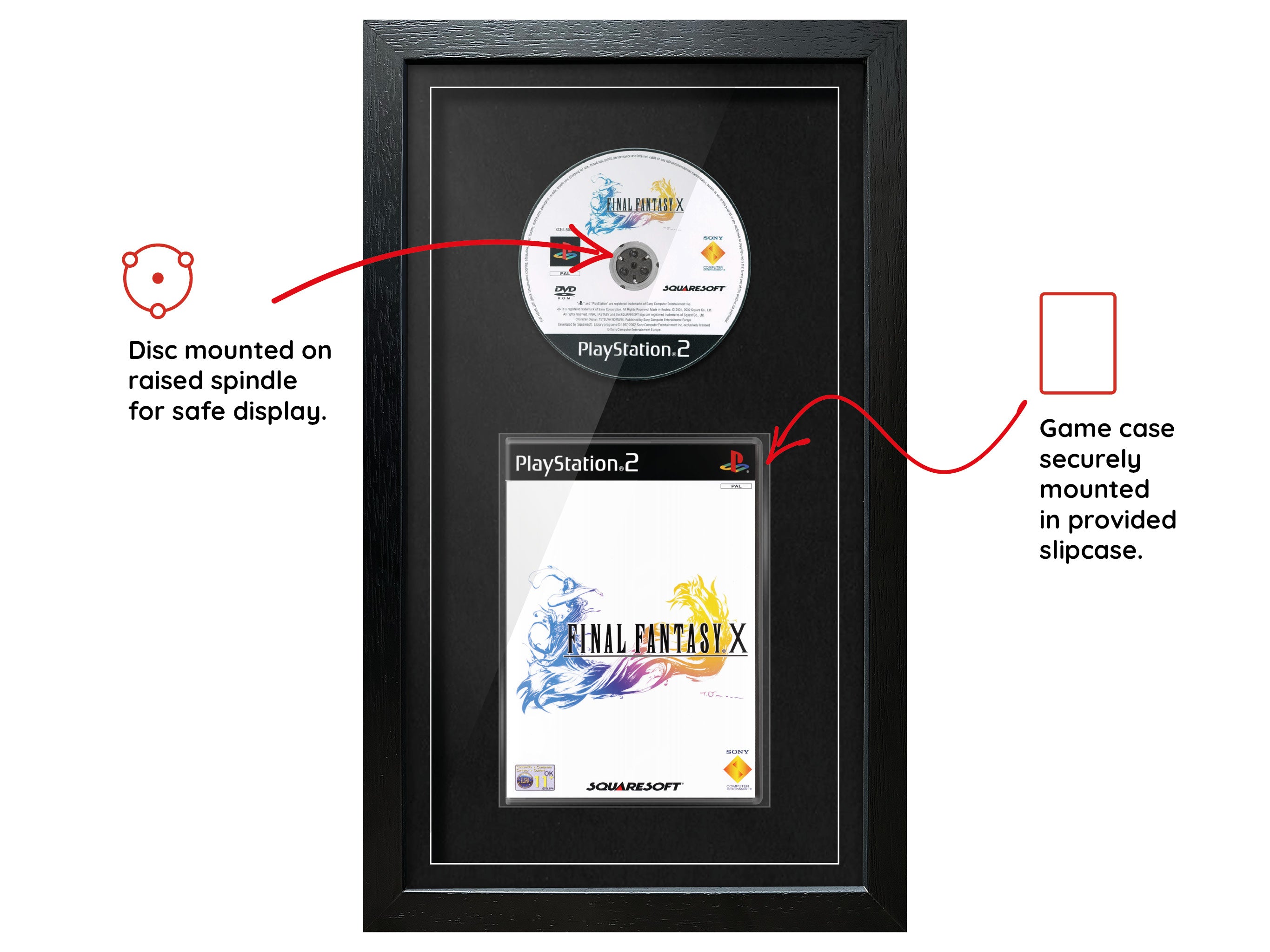 Final Fantasy X (PS2) Exhibition Range Framed Game - Frame-A-Game