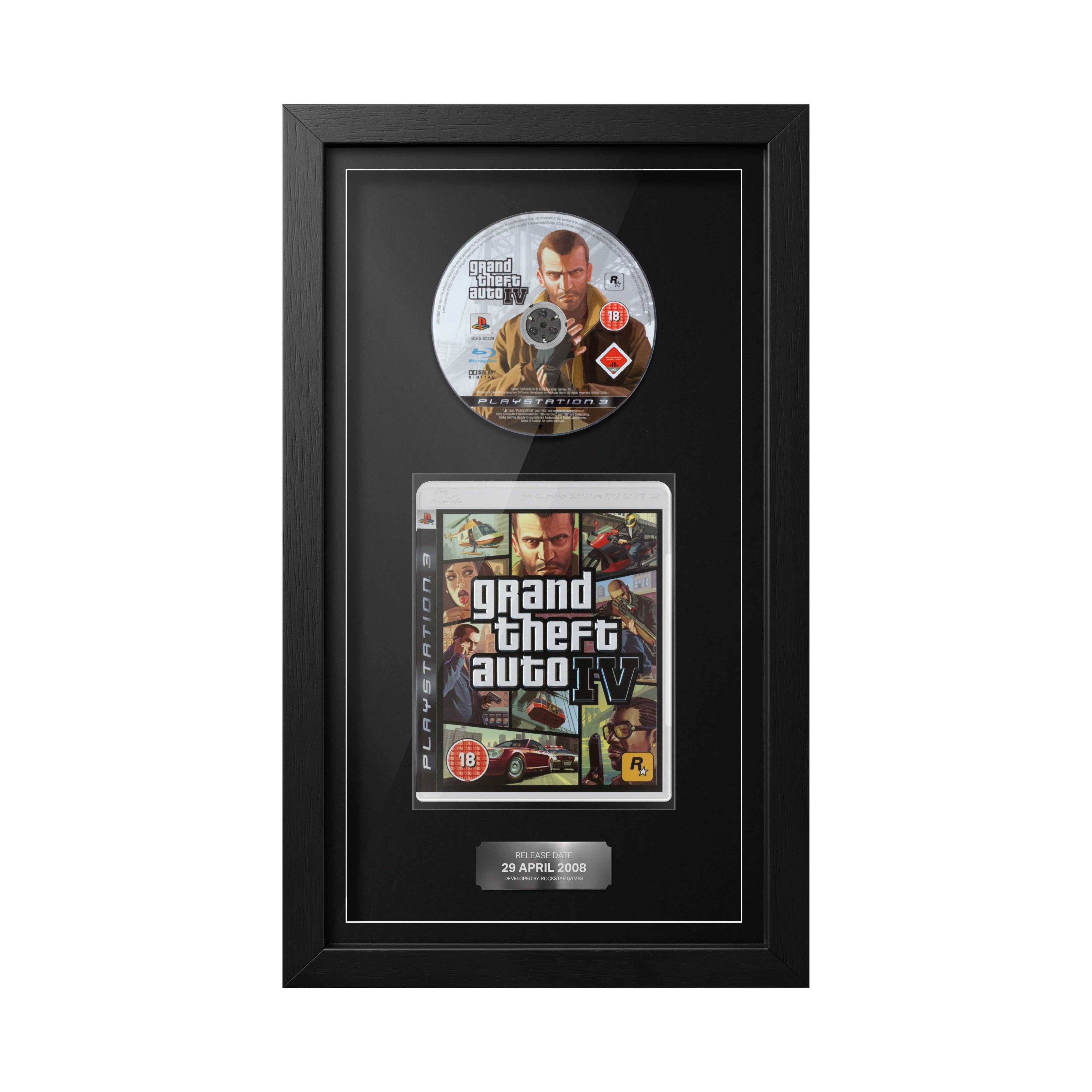 Grand Theft Auto IV (PS3) Jeu encadré de la gamme Exhibition Range