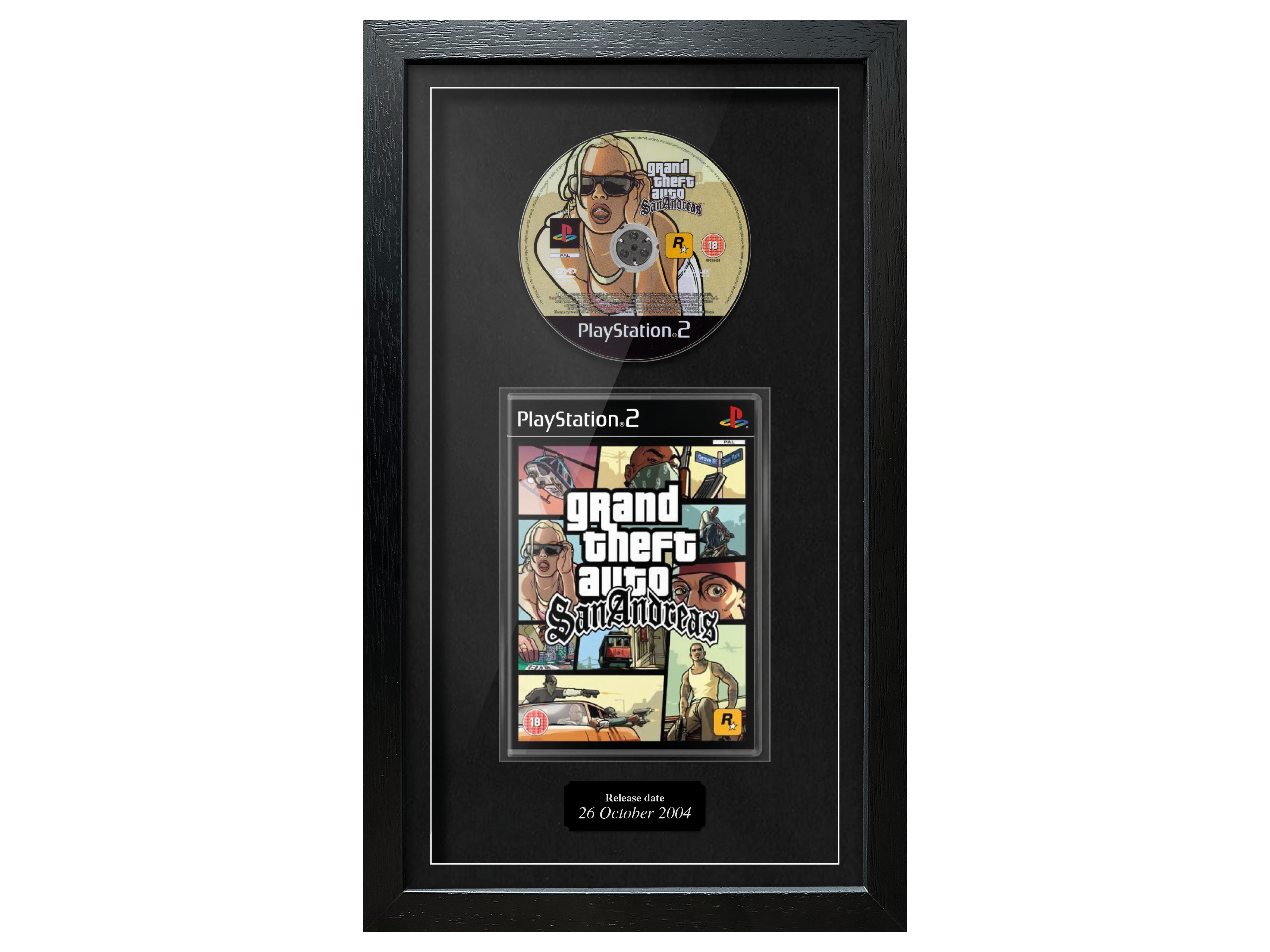 Grand Theft Auto : San Andreas (PS2) Jeu encadré de la gamme Exhibition Range