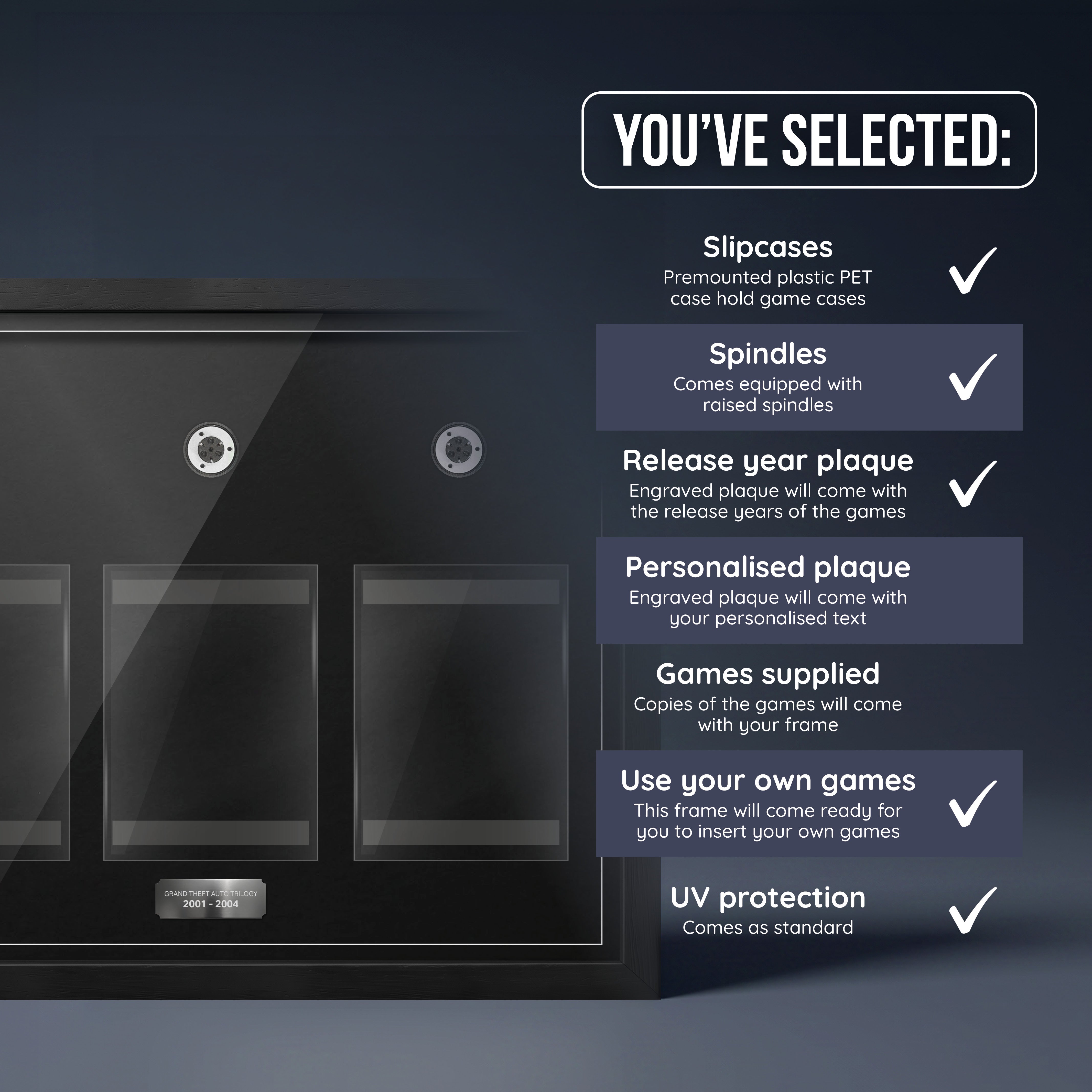 La trilogie Grand Theft Auto (PS2) - Jeux encadrés de la gamme Exhibition 