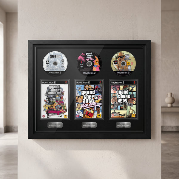 La trilogie Grand Theft Auto (PS2) - Jeux encadrés de la gamme Exhibition 