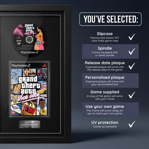 Grand Theft Auto : Vice City (PS2) Jeu encadré de la gamme Exhibition Range