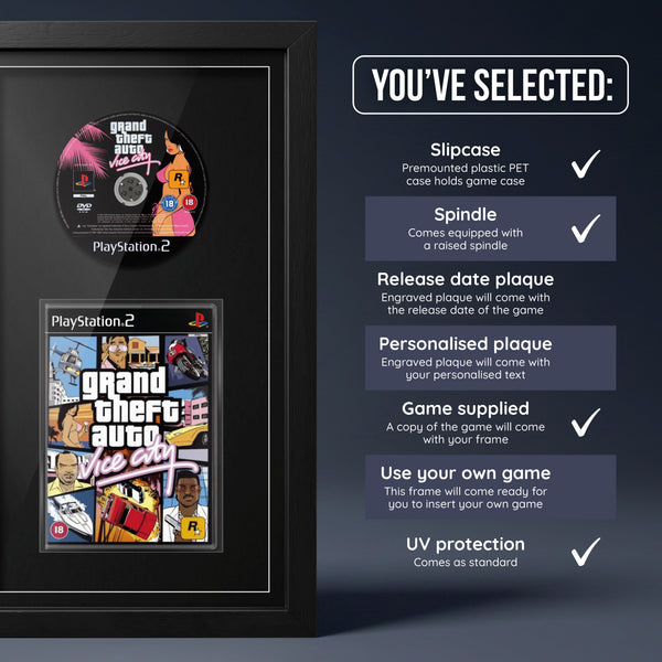 Grand Theft Auto : Vice City (PS2) Jeu encadré de la gamme Exhibition Range