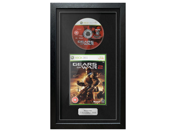 Gears of War 2 (Xbox 360) Exhibition Range Framed Game - Frame-A-Game