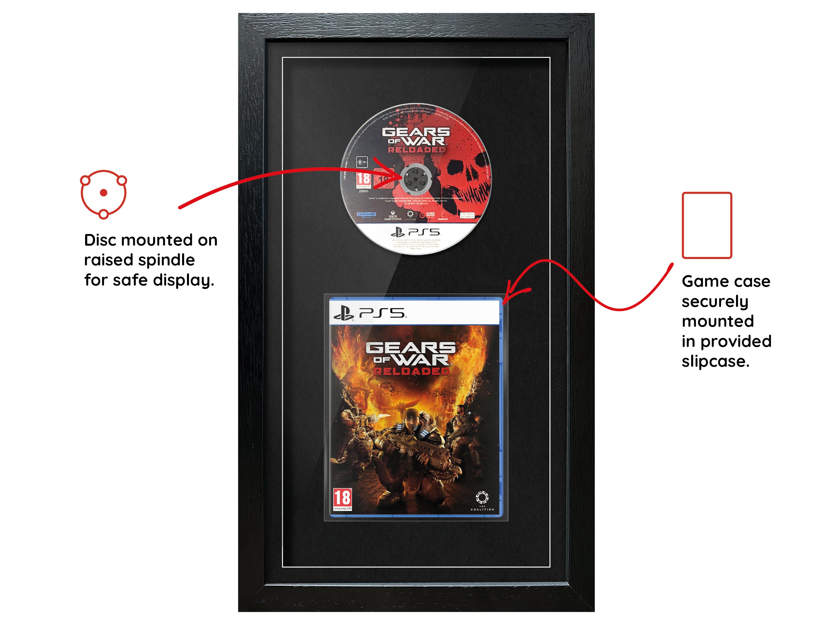 Gears of War: Reloaded (PS5) Exhibition Range Framed Game - Frame-A-Game