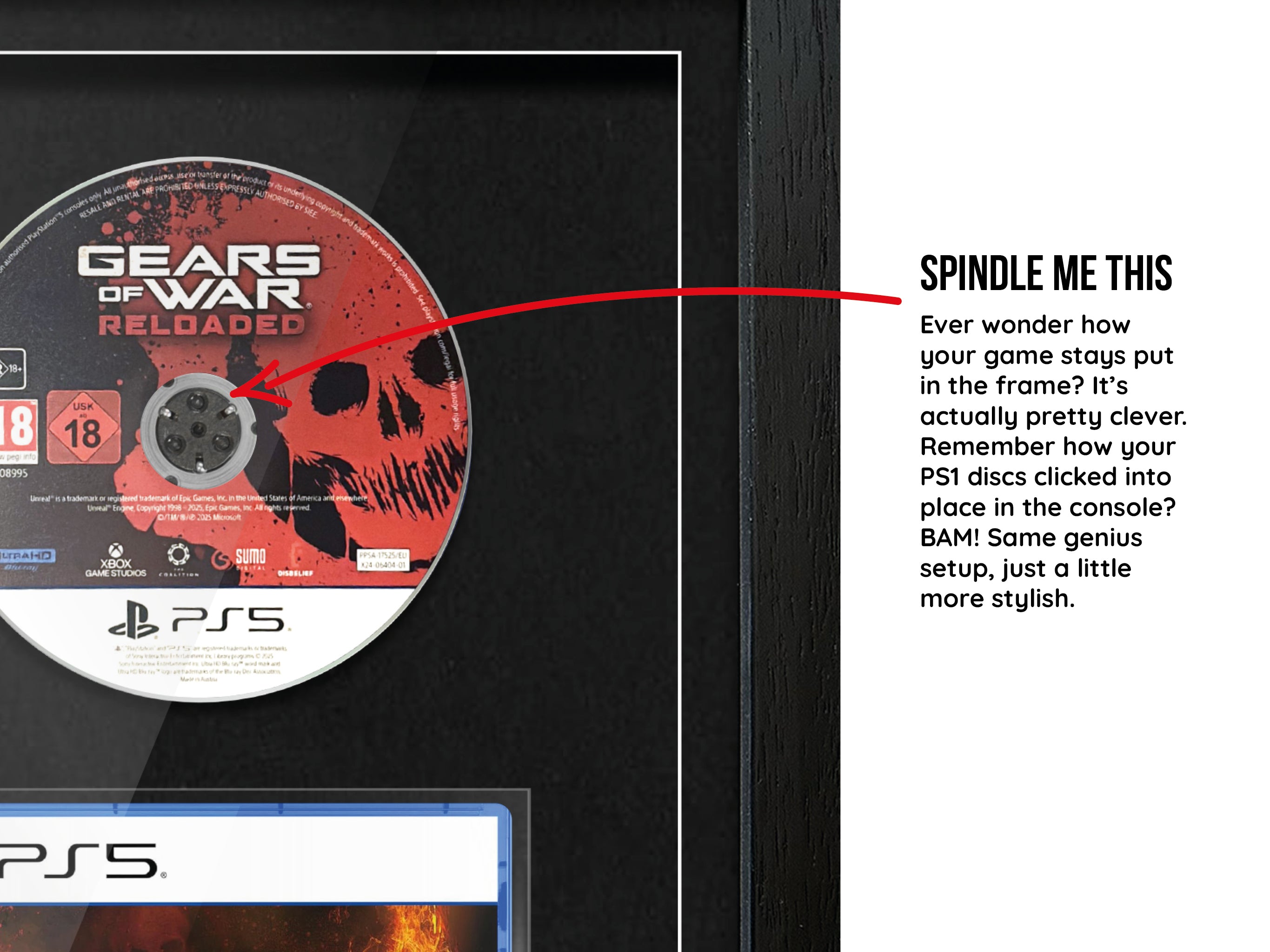 Gears of War: Reloaded (PS5) Exhibition Range Framed Game - Frame-A-Game