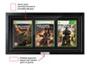 The Gears of War Trilogy (Xbox) Exhibition Range Framed Games - Frame-A-Game