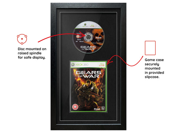 Gears of War (Xbox 360) Exhibition Range Framed Game - Frame-A-Game