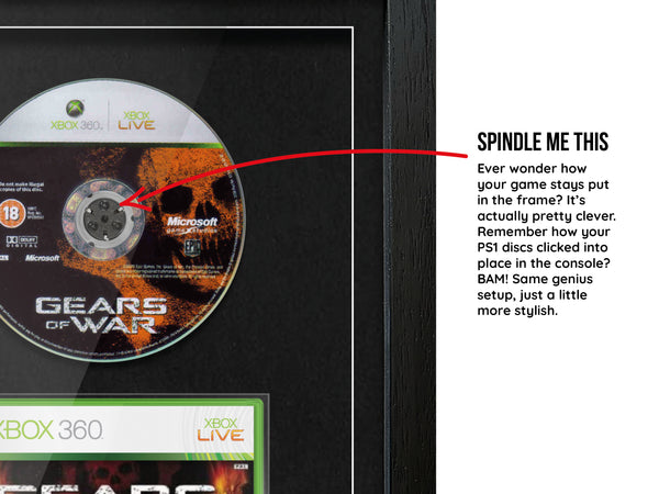Gears of War (Xbox 360) Exhibition Range Framed Game - Frame-A-Game