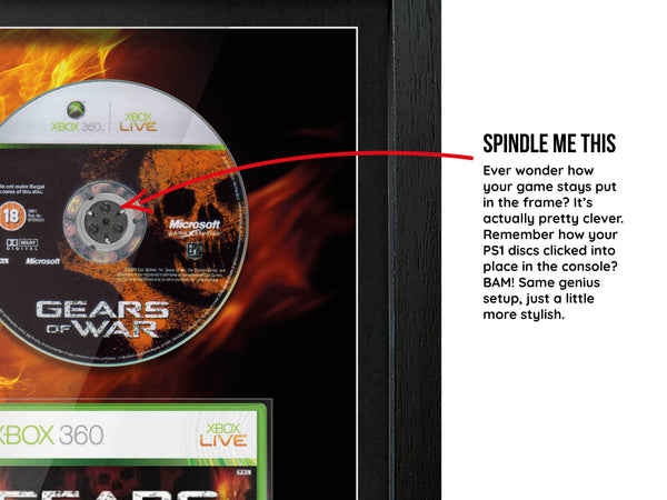 Gears of War (Xbox 360) Inspired By Exhibition Range Framed Game - Frame-A-Game