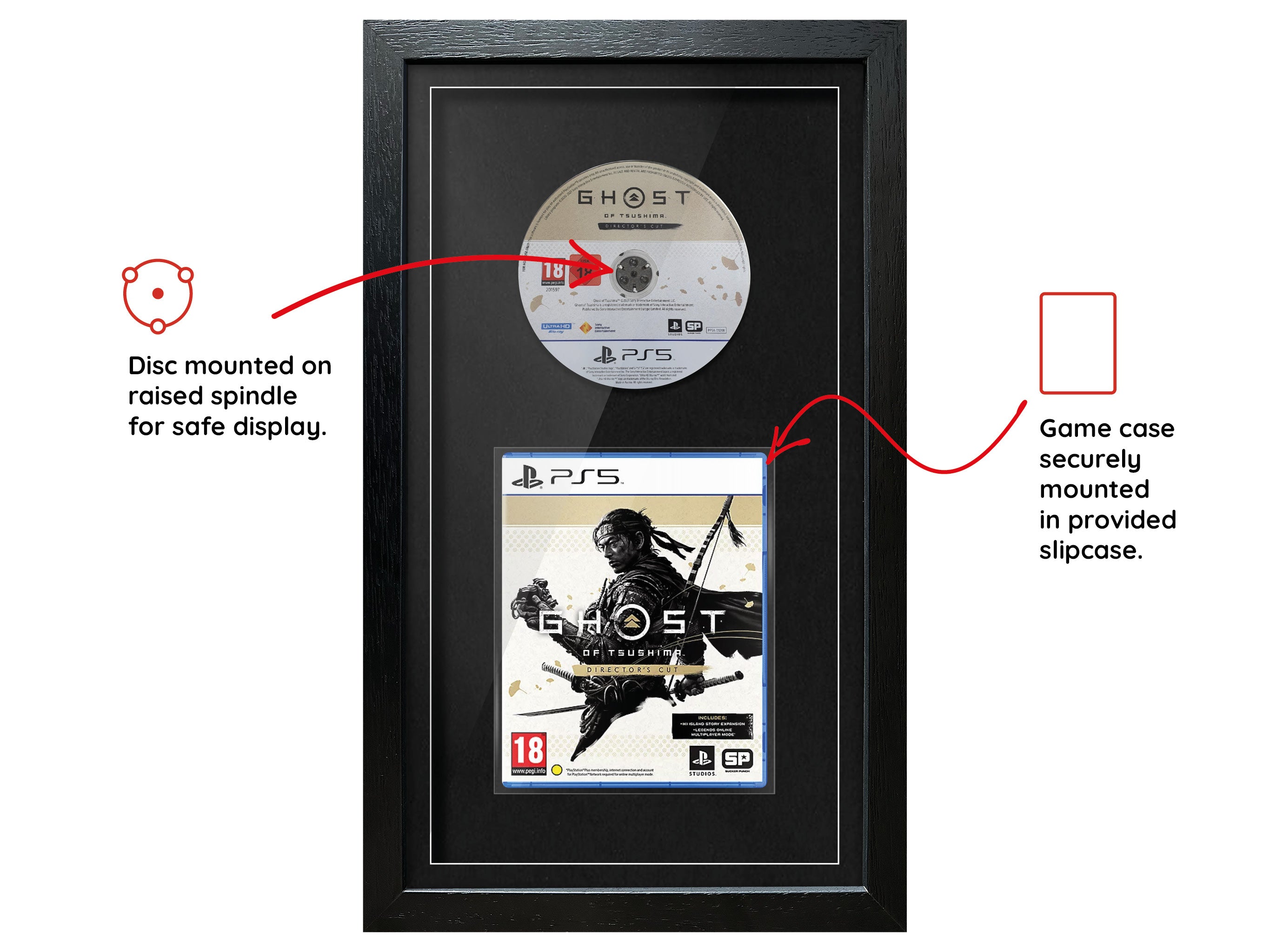 Ghost of Tsushima (PS5) Exhibition Range Framed Game - Frame-A-Game