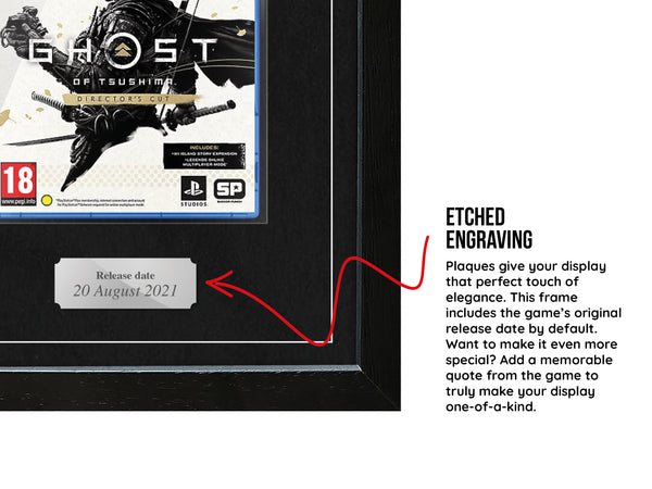 Ghost of Tsushima (PS5) Exhibition Range Framed Game - Frame-A-Game