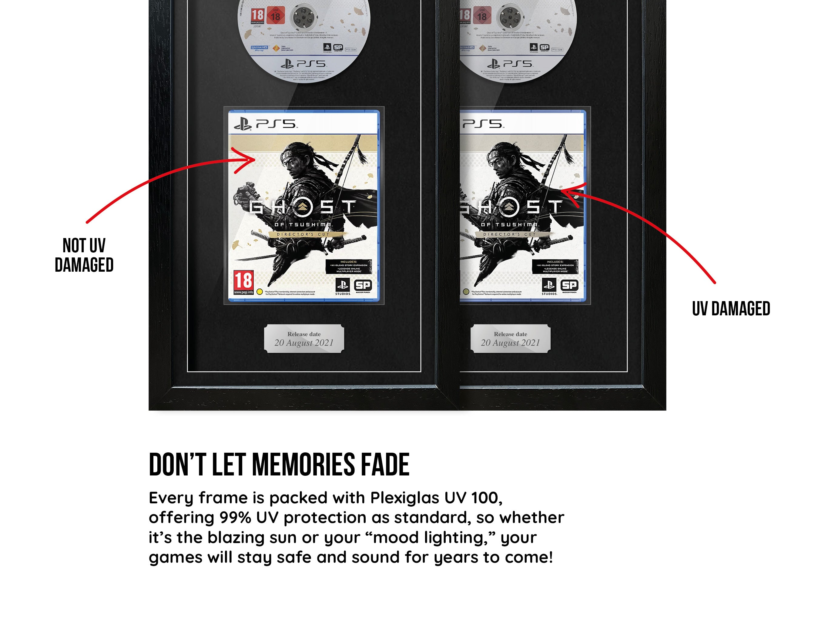 Ghost of Tsushima (PS5) Exhibition Range Framed Game - Frame-A-Game