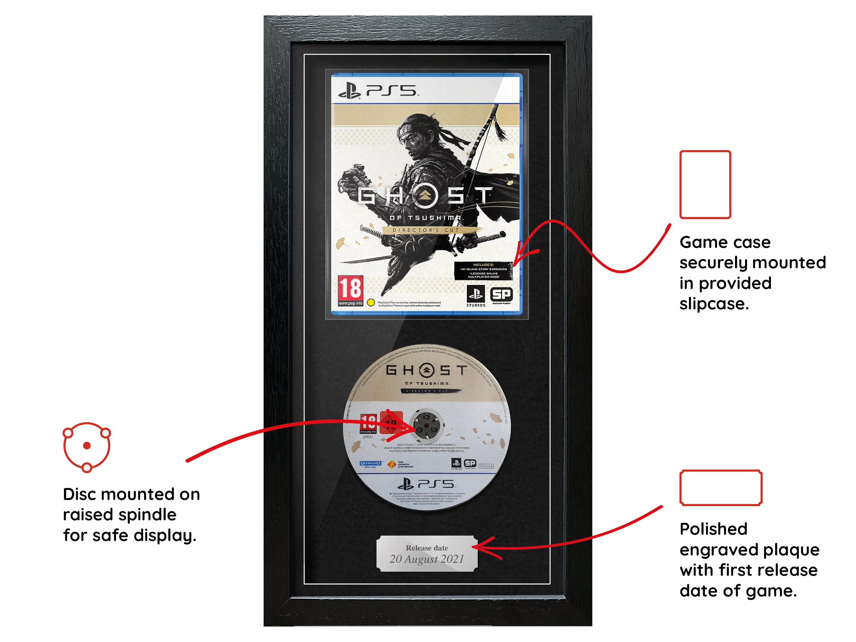 Ghost of Tsushima (PS5) Expo Pro Range Framed Game - Frame-A-Game