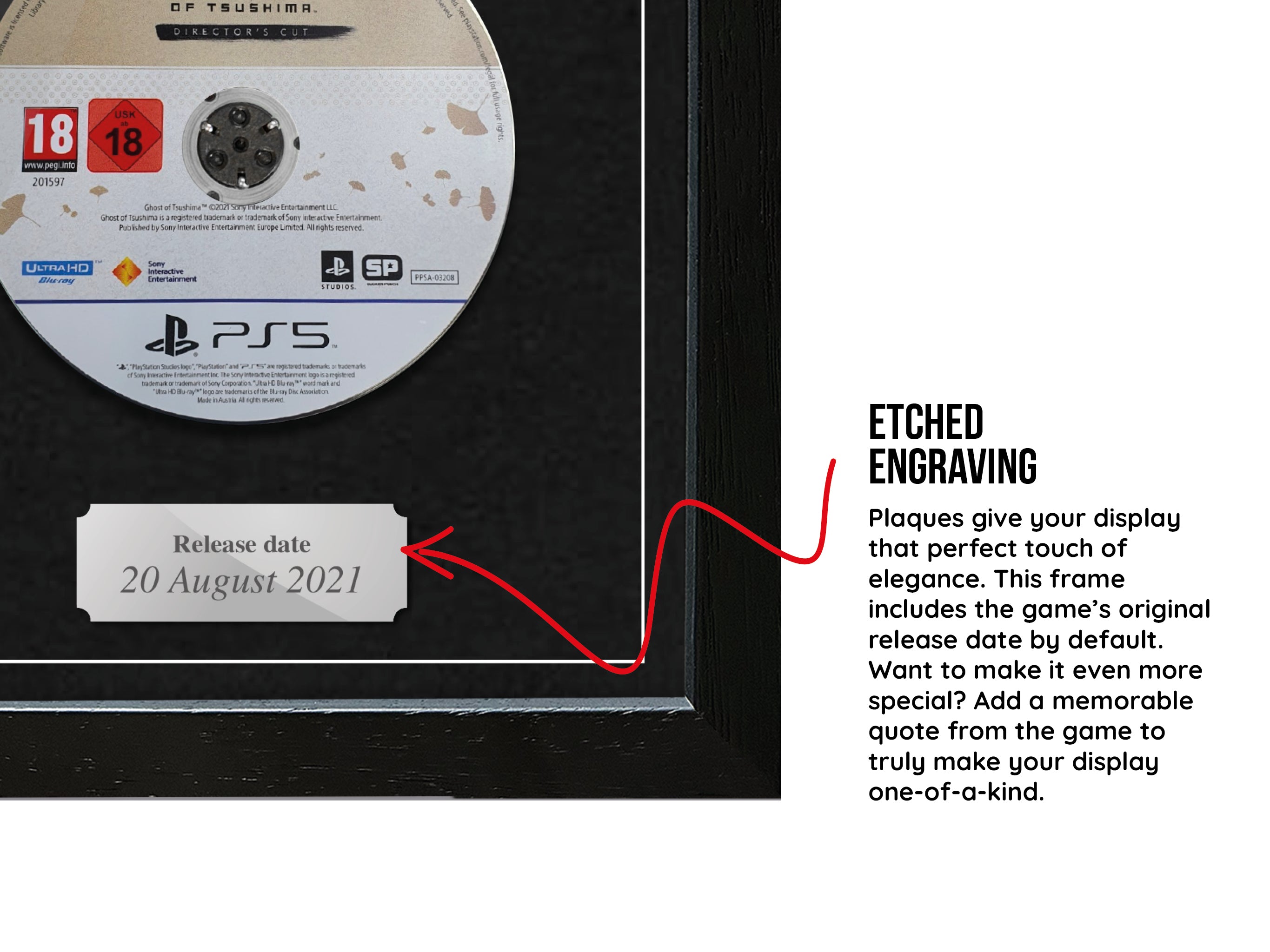 Ghost of Tsushima (PS5) Expo Pro Range Framed Game - Frame-A-Game